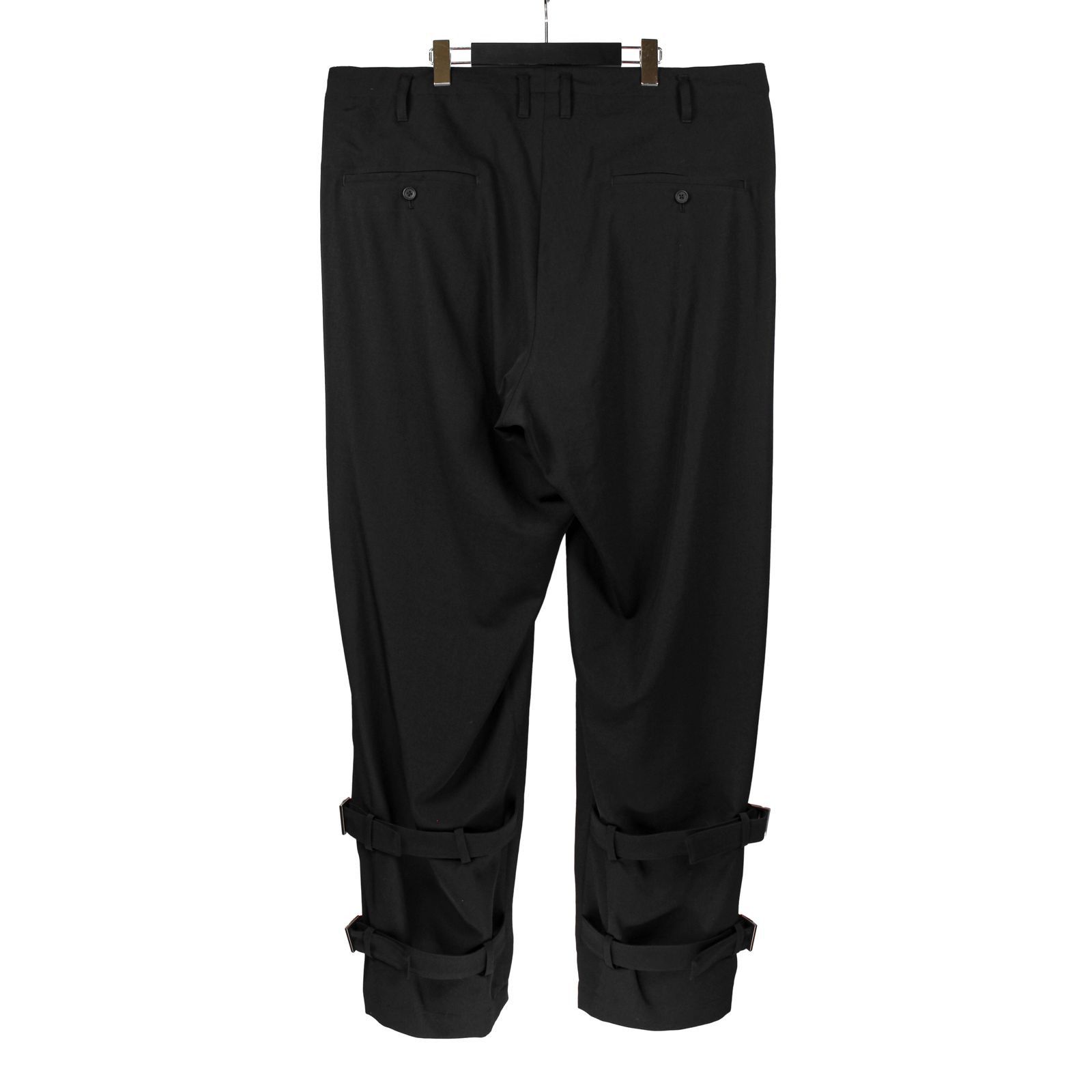 Yohji Yamamoto Yohji Yamamoto Pour Homme - W/Gabardine Hem Belt Pants Size US 30 / EU 46 - 2 Thumbnail