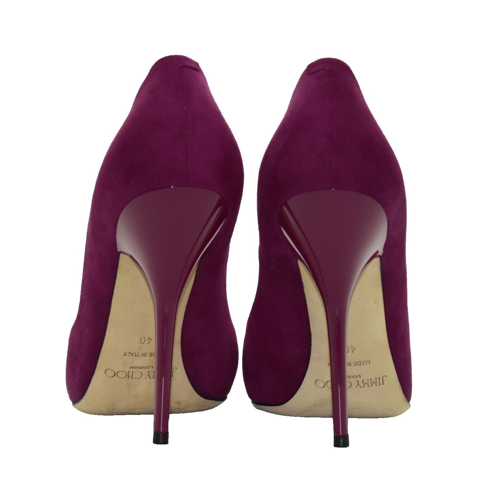Jimmy Choo JIMMY CHOO Fuchsia Suede Stiletto Heels Pump Shoes Size 40 Size US 10 / IT 40 - 5 Thumbnail