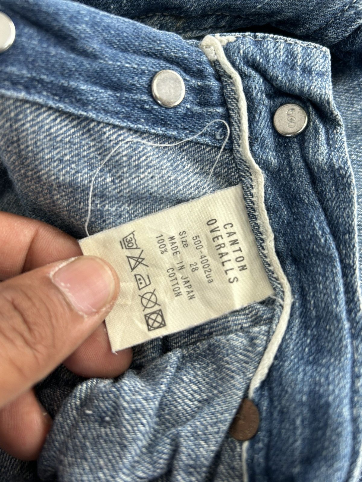 Japanese Brand Canton Sanforized Selvedge Denim Japan Size US 28 / EU 44 - 14 Thumbnail