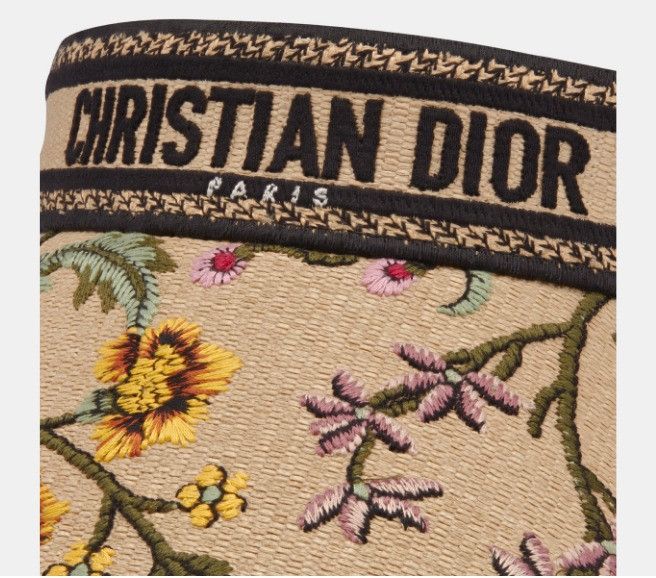 Dior o1w1db10924 Size: OS / Petites Fleurs Visor in Multicolor Size ONE SIZE - 7 Thumbnail