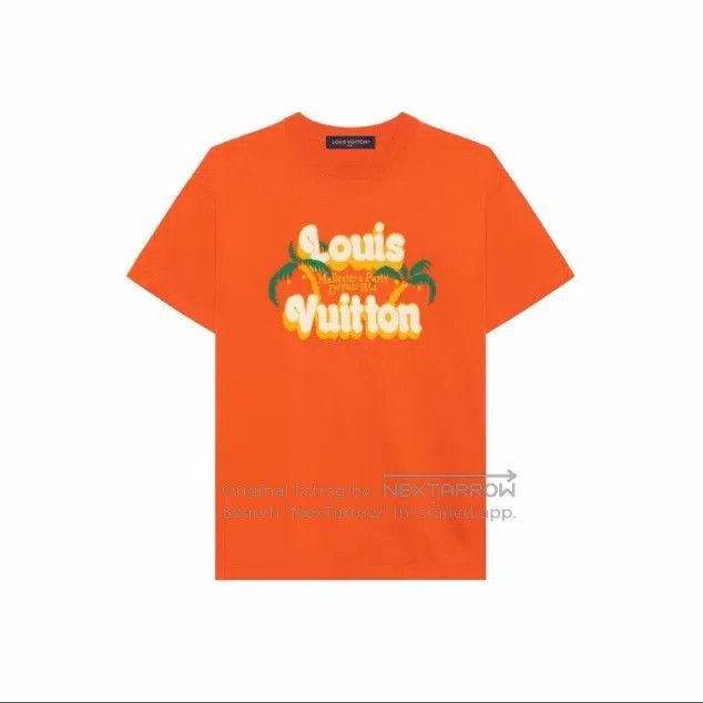 Louis Vuitton Louis Vuitton Orange coconut knit short sleeves Size US M / EU 48-50 / 2 - 6 Thumbnail