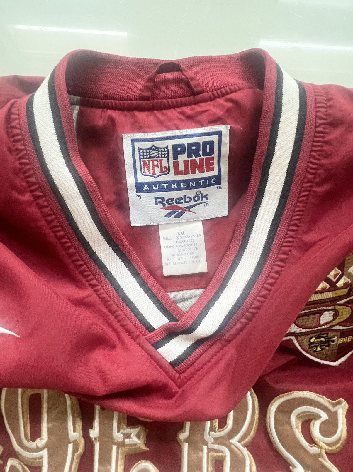 Reebok Vintage 90s Reebok San Francisco 49ers Pullover Windbreaker Size US XXL / EU 58 / 5 - 5 Thumbnail