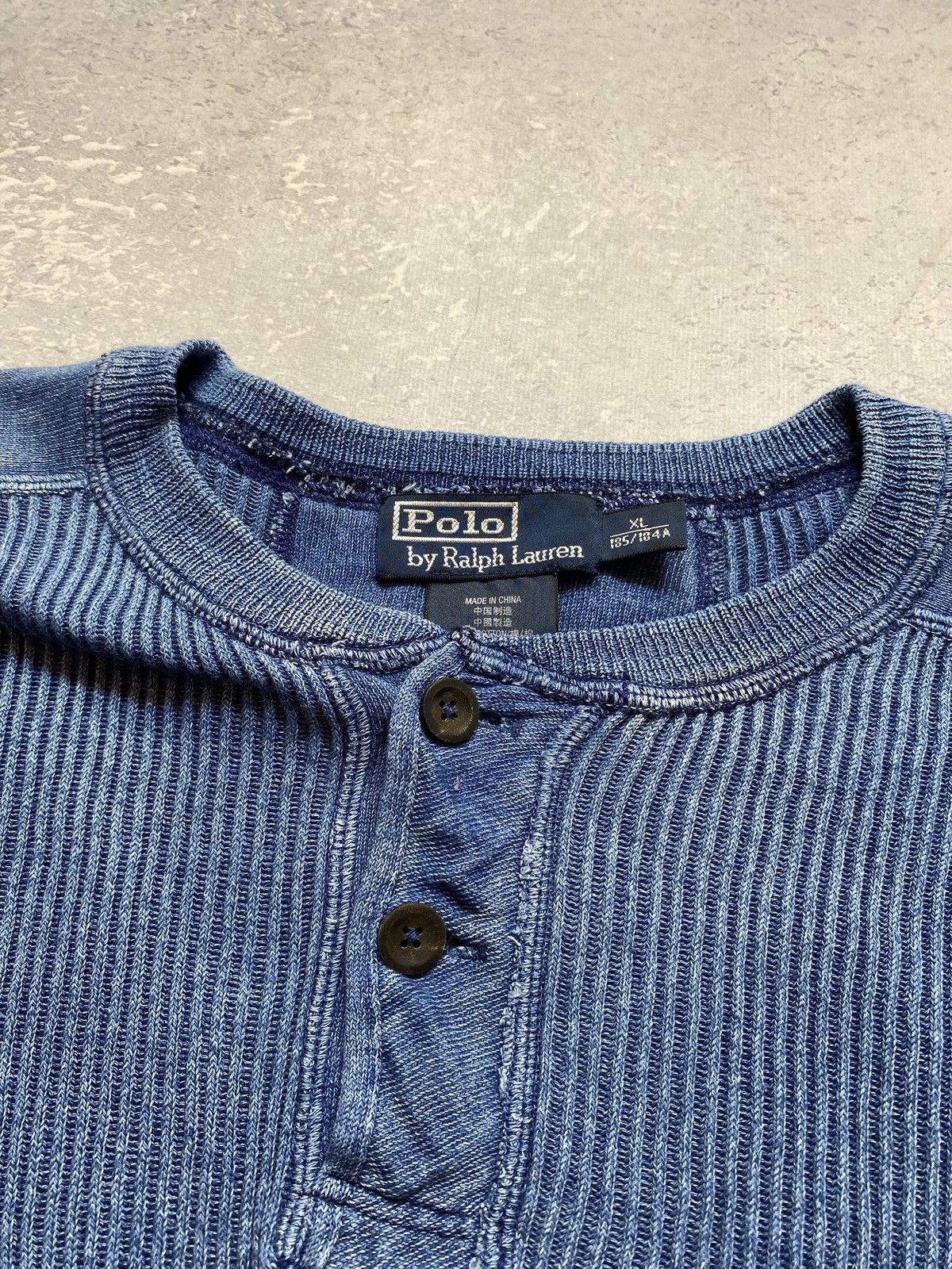 Polo Ralph Lauren Vintage Blue Polo Ralph Lauren Mens Sweater Size XL Size US XL / EU 56 / 4 - 5 Thumbnail