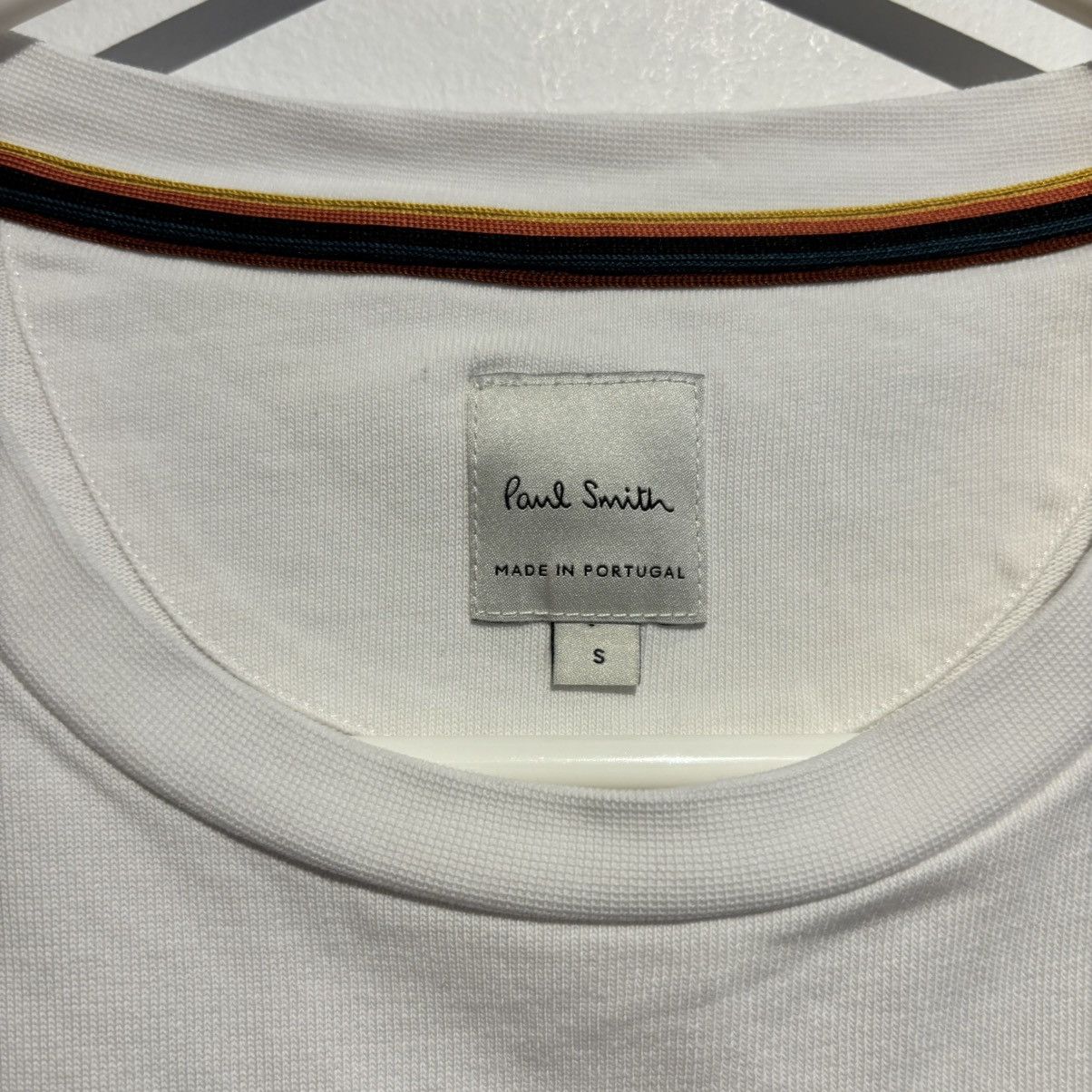 Paul Smith Paul Smith White Monarch Rose Long Sleeve T-Shirt Size US S / EU 44-46 / 1 - 4 Thumbnail