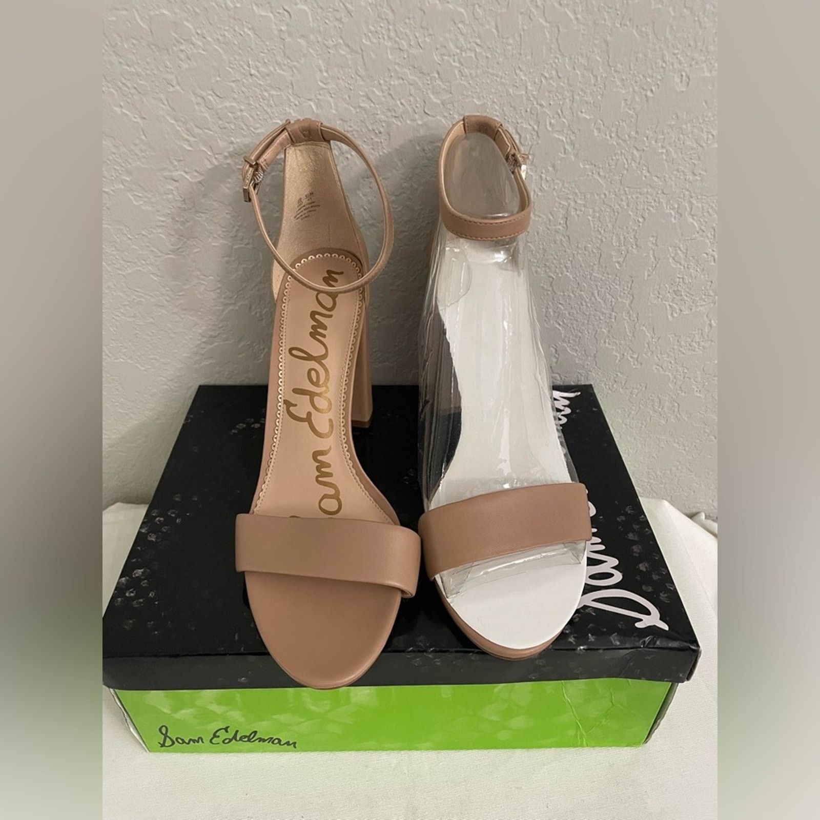 Sam Edelman Sam Edelman Yaro Nude Beige Leather High Heel Sandals 11 Size US 11 / IT 41 - 2 Thumbnail