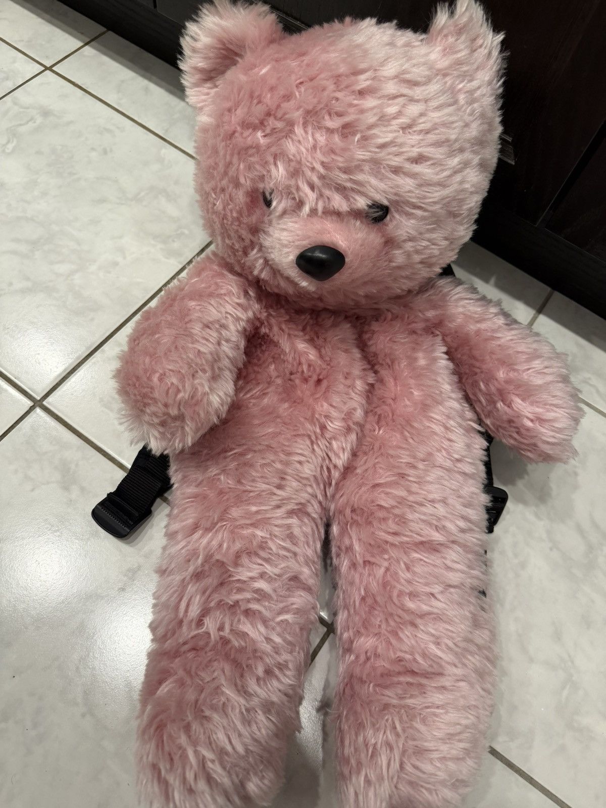 Vetements Vetements 19FW Pink Mohair Anarchy Backpack Size ONE SIZE - 3 Thumbnail