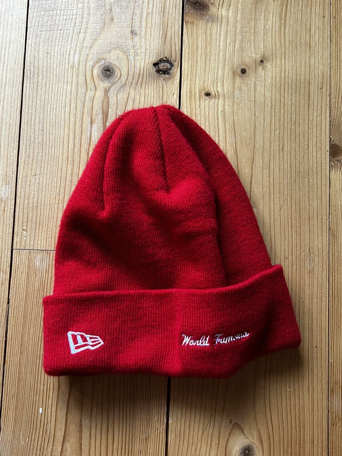Supreme Beanie Supreme New Era Box Logo (AH19) Red Size ONE SIZE - 3 Thumbnail