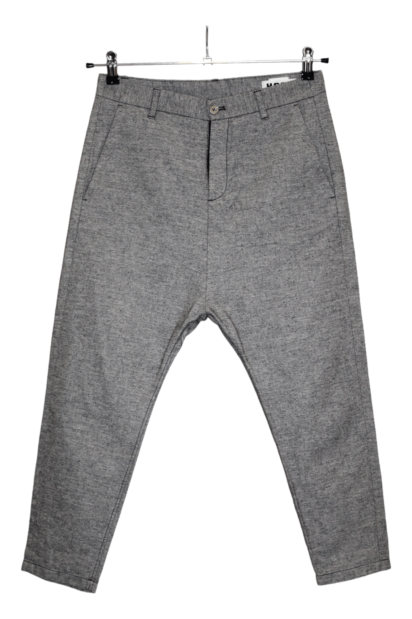 image of Avant Garde x Hope Sweden Was Trouser Marble Gray Cropped Design in Grey, Men's (Size 28)