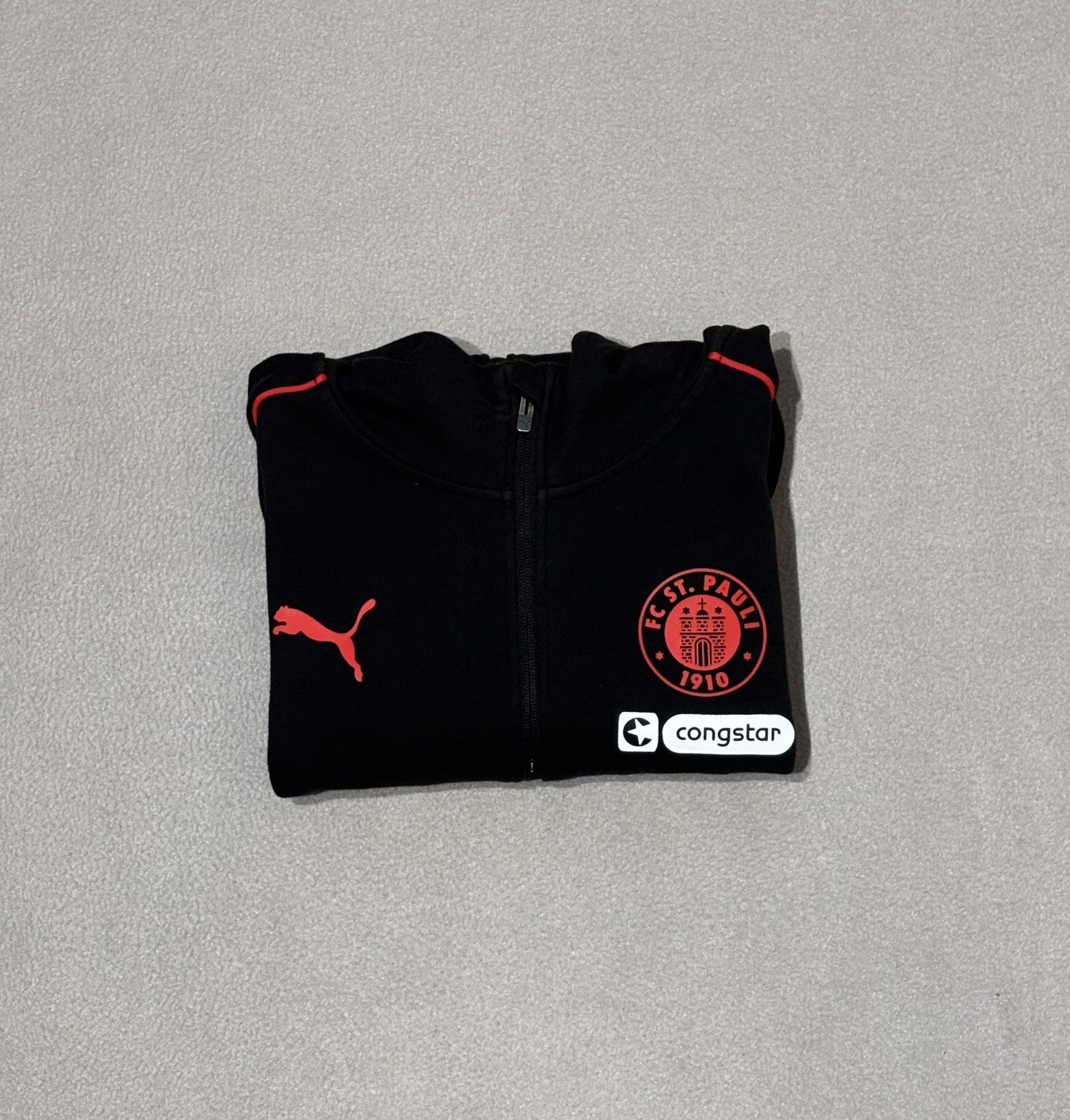 Puma FC St. Pauli 2024/2025 Puma Zip Hoodie Size S Size US S / EU 44-46 / 1 - 17 Thumbnail