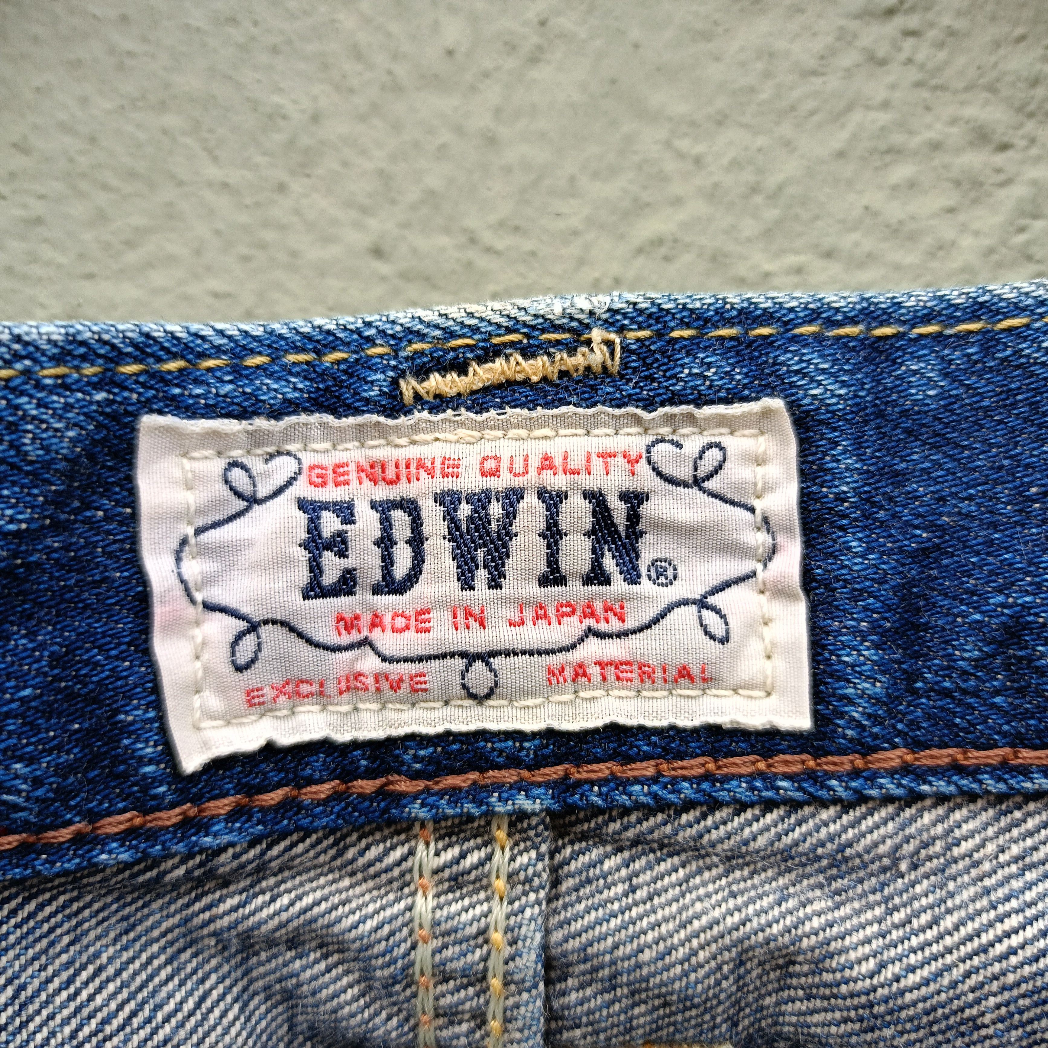 Edwin Edwin 506 Skinny Slim Distressed Denim Size US 34 / EU 50 - 10 Thumbnail