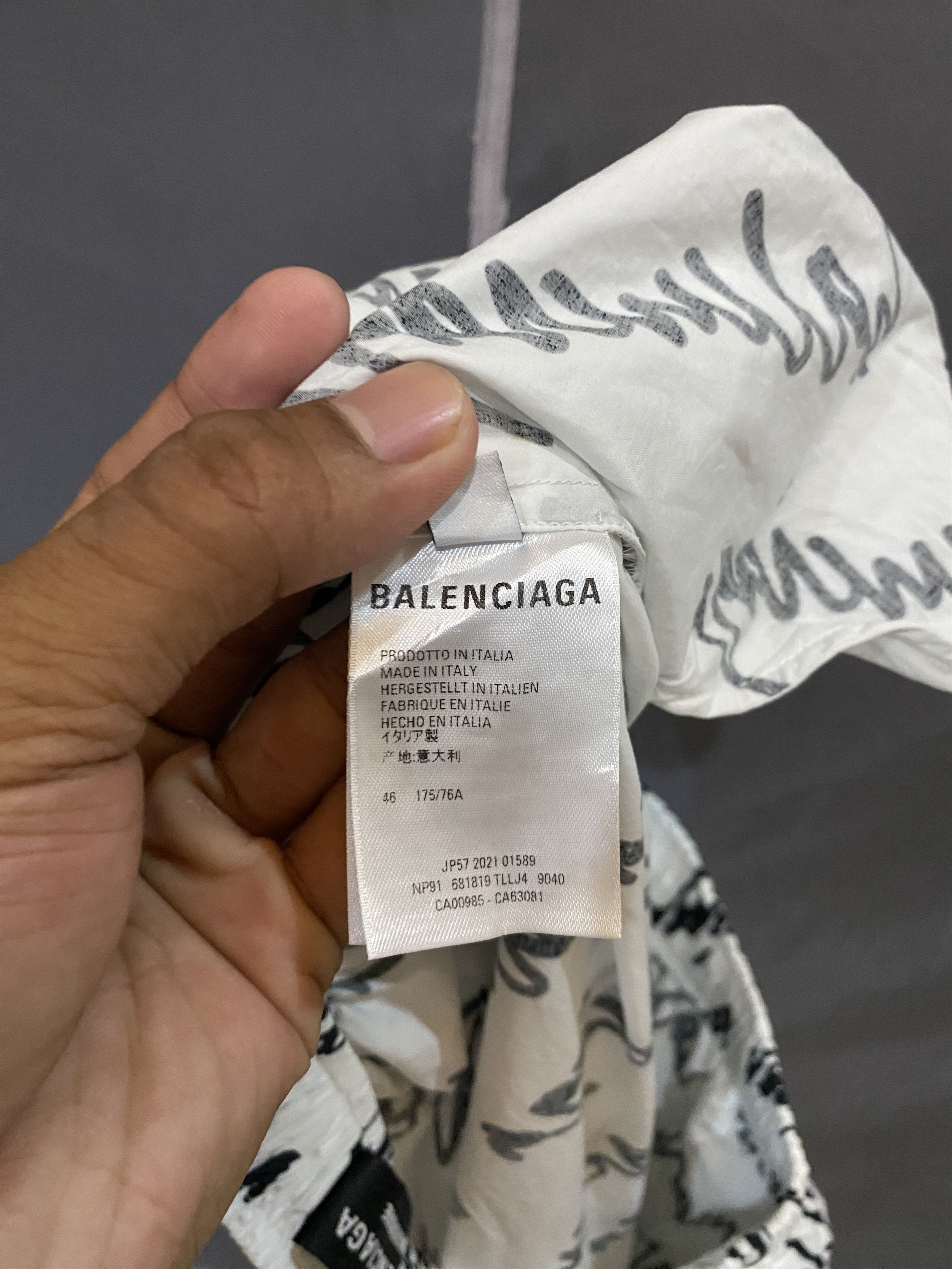 Balenciaga Balenciaga Cursive Logo Pajama Pants Size 25" / US 0 / IT 36 - 9 Thumbnail