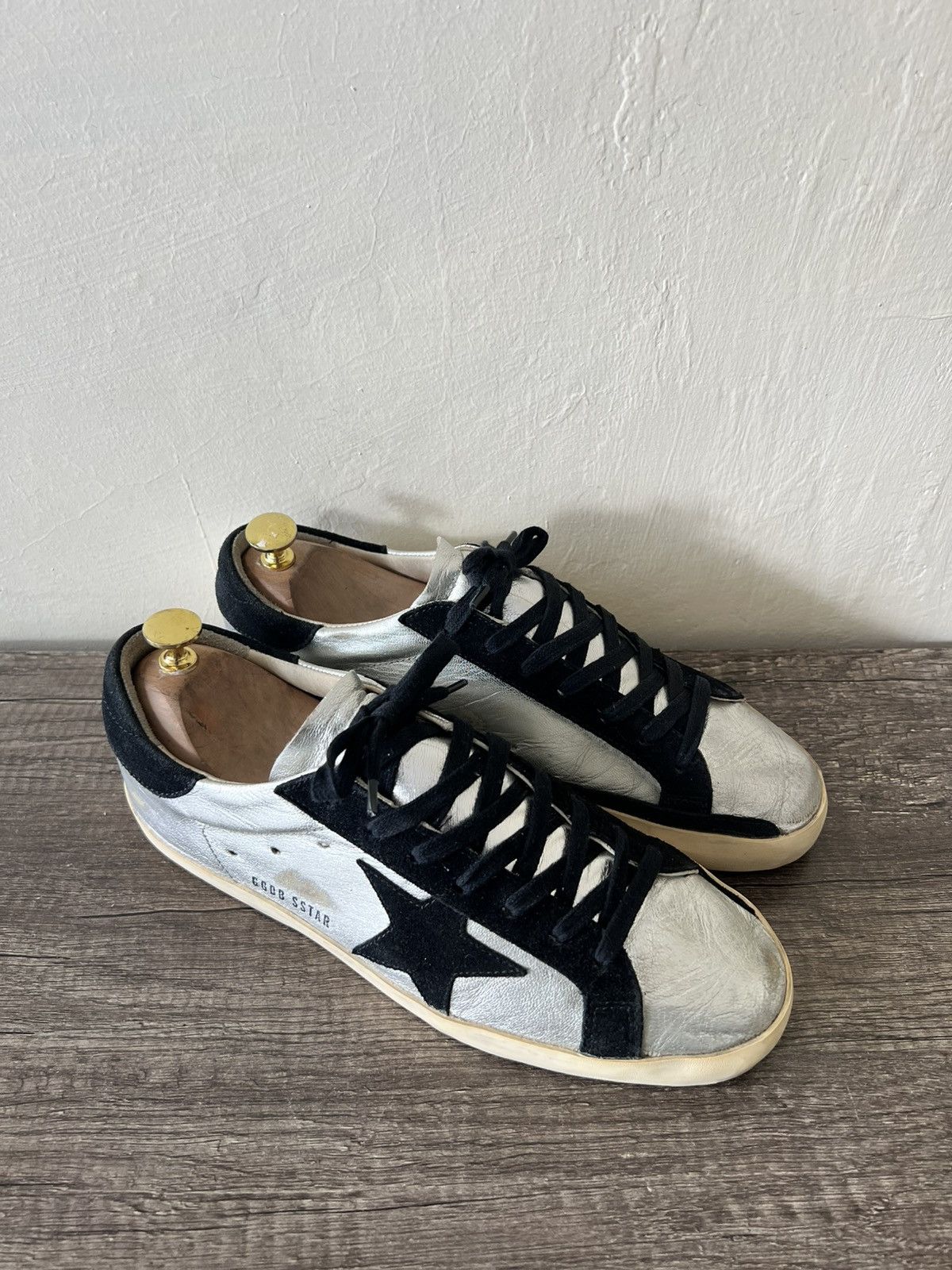 Golden Goose GOLDEN GOOSE SUPER STAR SNEAKERS DELUXE BRAND(GGDB) Size US 8 / EU 41 - 3 Thumbnail