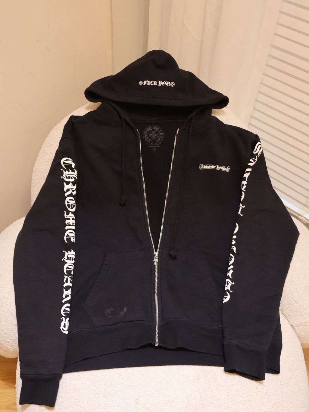 Chrome Hearts Chrome hearts thermall scroll zip Size US L / EU 52-54 / 3 - 1 Thumbnail