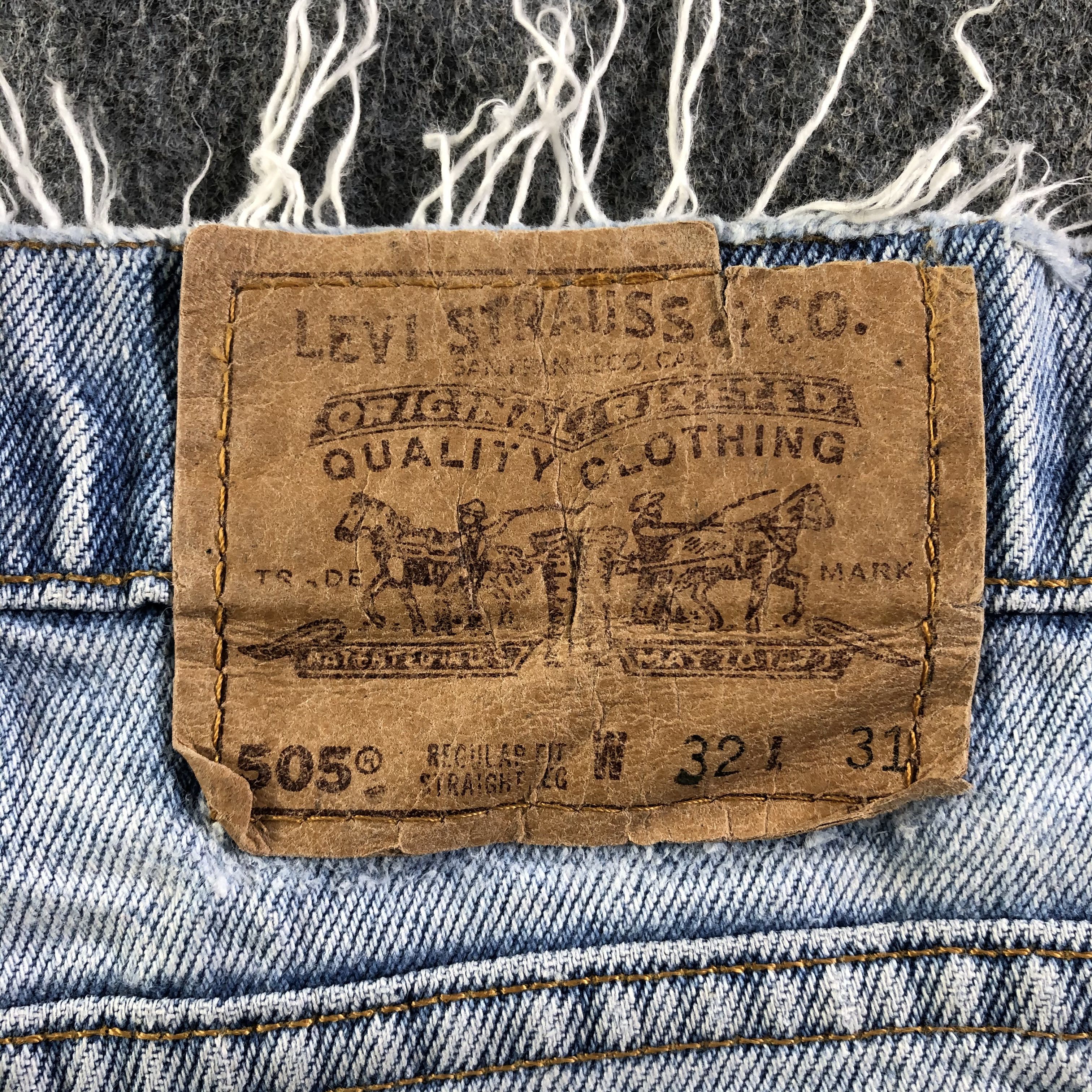 Levi's Vintage Light Wash Levis 505 Orange Tab Jeans-J4530 Size US 32 / EU 48 - 5 Thumbnail
