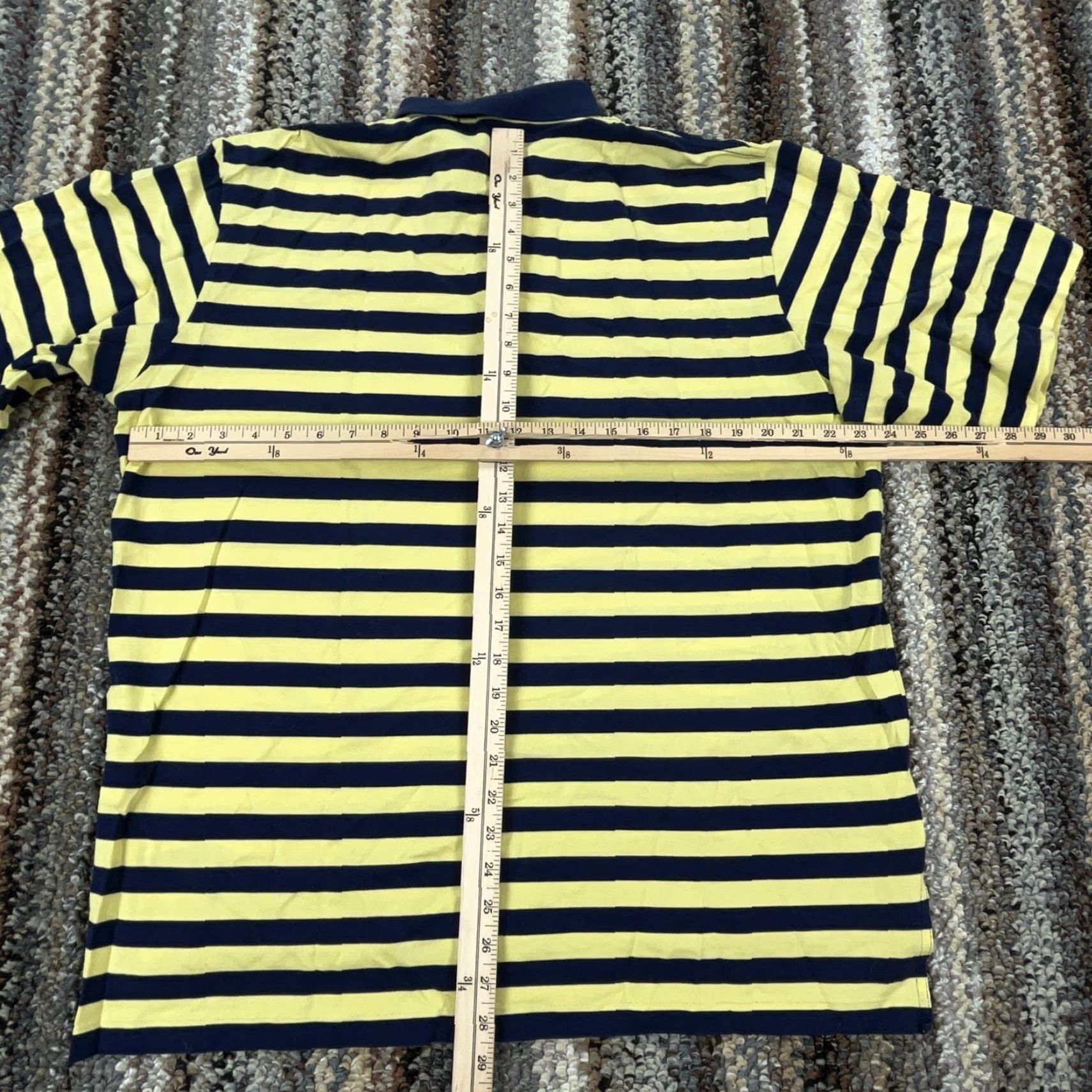 Ralph Lauren Ralph Lauren Polo Golf Shirt Men XL Striped Yellow Blue New Albany Crest Golf Club Polo Shirt Men XL Yellow Blue Striped New Albany Crest Golf Club Size US XL / EU 56 / 4 - 6 Thumbnail