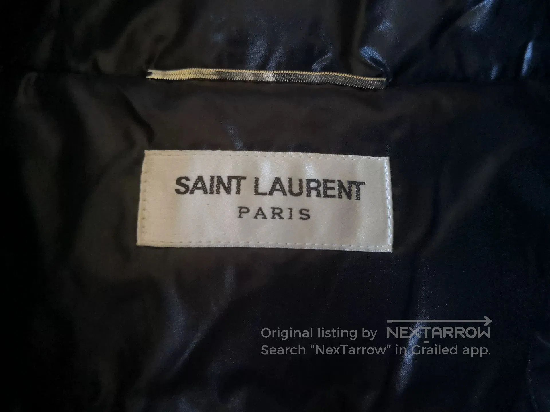 Saint Laurent Paris Saint Laurent Black Shiny Puffer Jacket. Size US S / EU 44-46 / 1 - 3 Thumbnail
