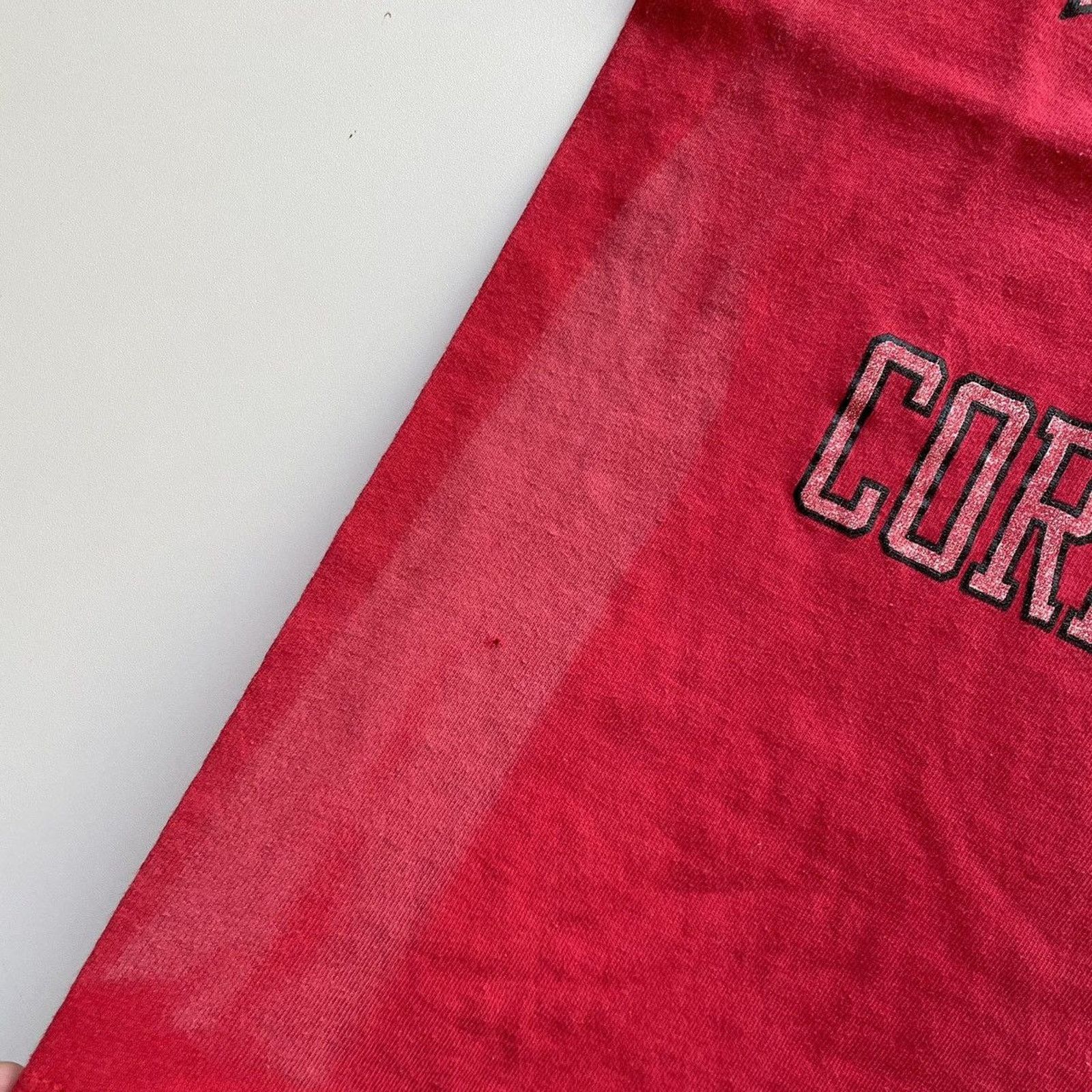 Champion Vintage 90s Nebraska Huskers NCAA T Shirt Large Faded Rare Size US L / EU 52-54 / 3 - 4 Thumbnail