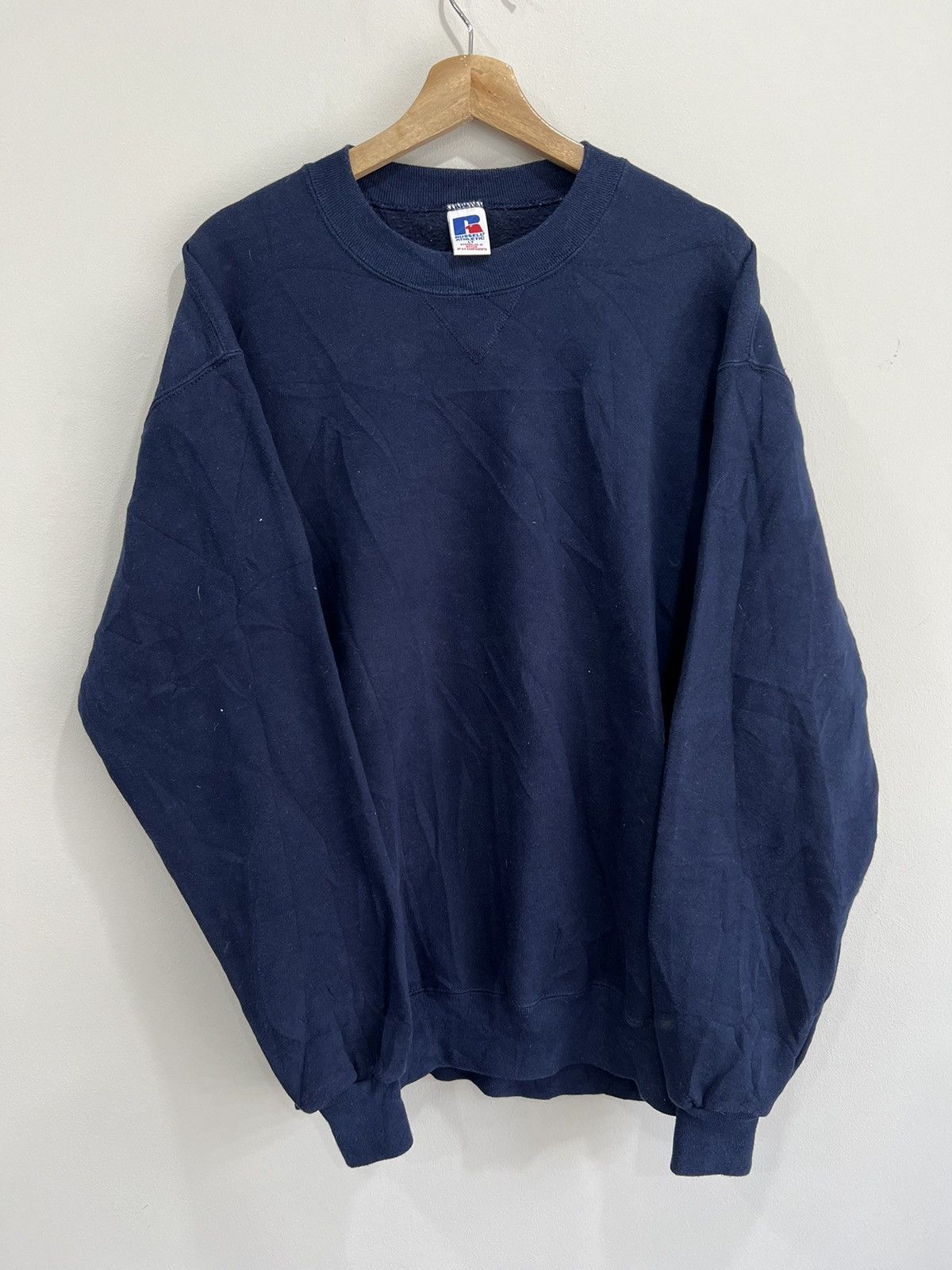 Russell Athletic Vintage Russell Athletic Blank Sweater Sweatshirt LT Size US L / EU 52-54 / 3 - 1 Thumbnail