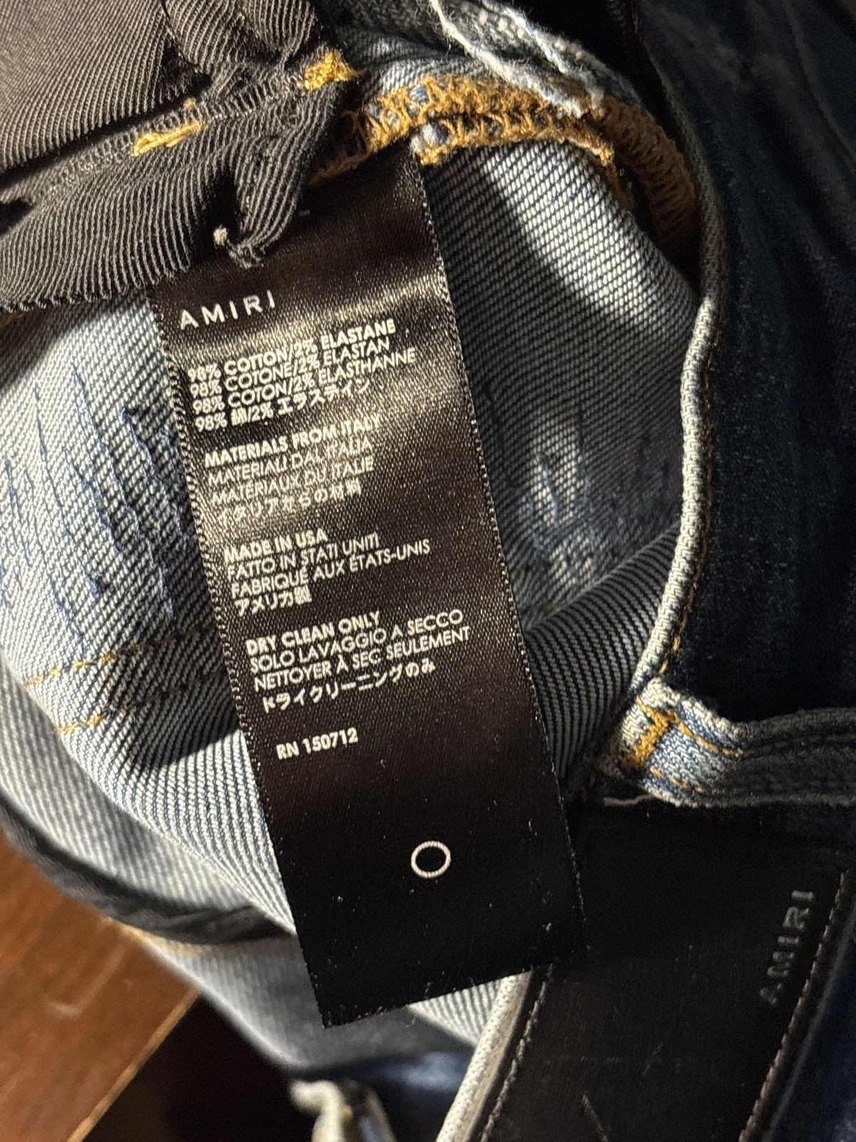 Amiri Amiri MXO Med Indigo Jeans Size US 28 / EU 44 - 12 Thumbnail