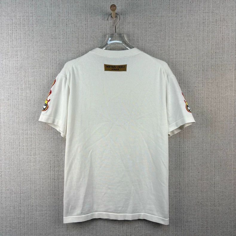 Louis Vuitton Louis Vuitton SS23 Letter Logo Applique Crew Neck Knit Sho Size US L / EU 52-54 / 3 - 3 Thumbnail