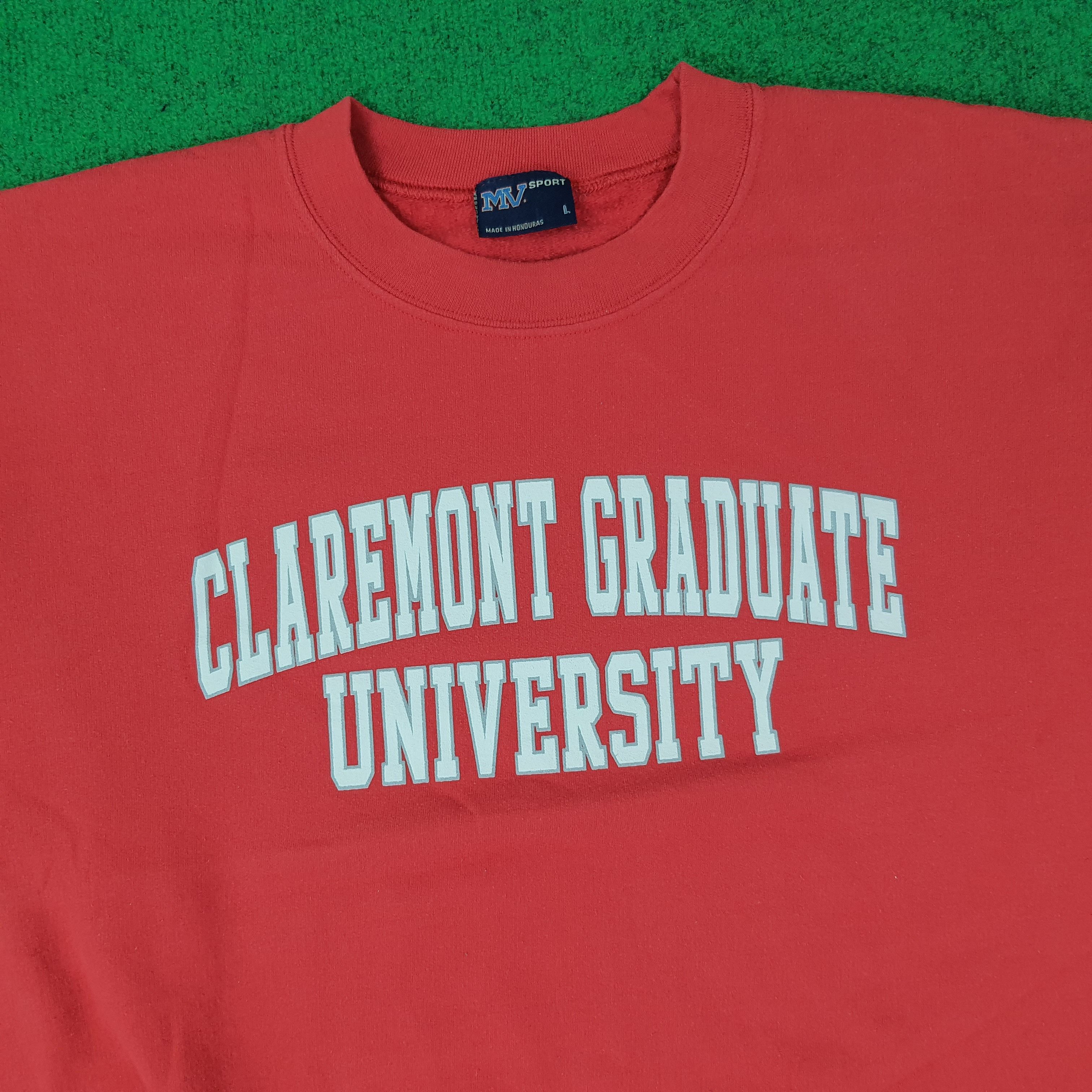 Vintage Vintage Claremont Graduate University Sweatshirt C261N3 Size US L / EU 52-54 / 3 - 2 Thumbnail