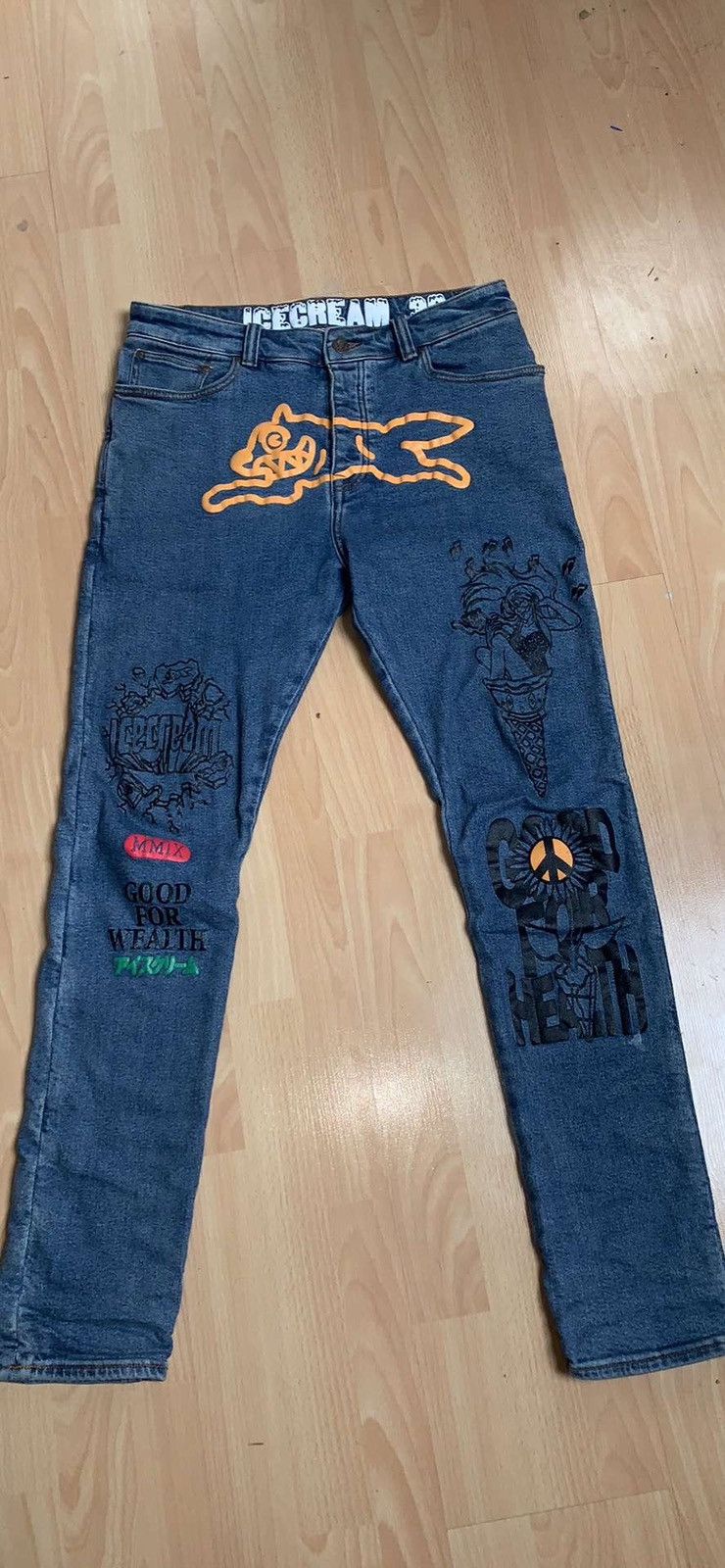 Icecream ice cream x billionaire boys club denim Size US 32 / EU 48 - 1 Thumbnail