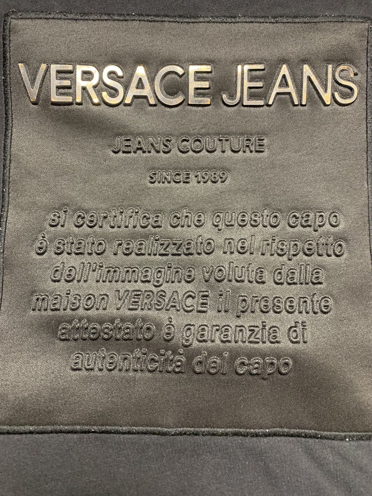 Versace Jeans Couture Versace jeans black t-shirt box logo M size Size US M / EU 48-50 / 2 - 4 Thumbnail