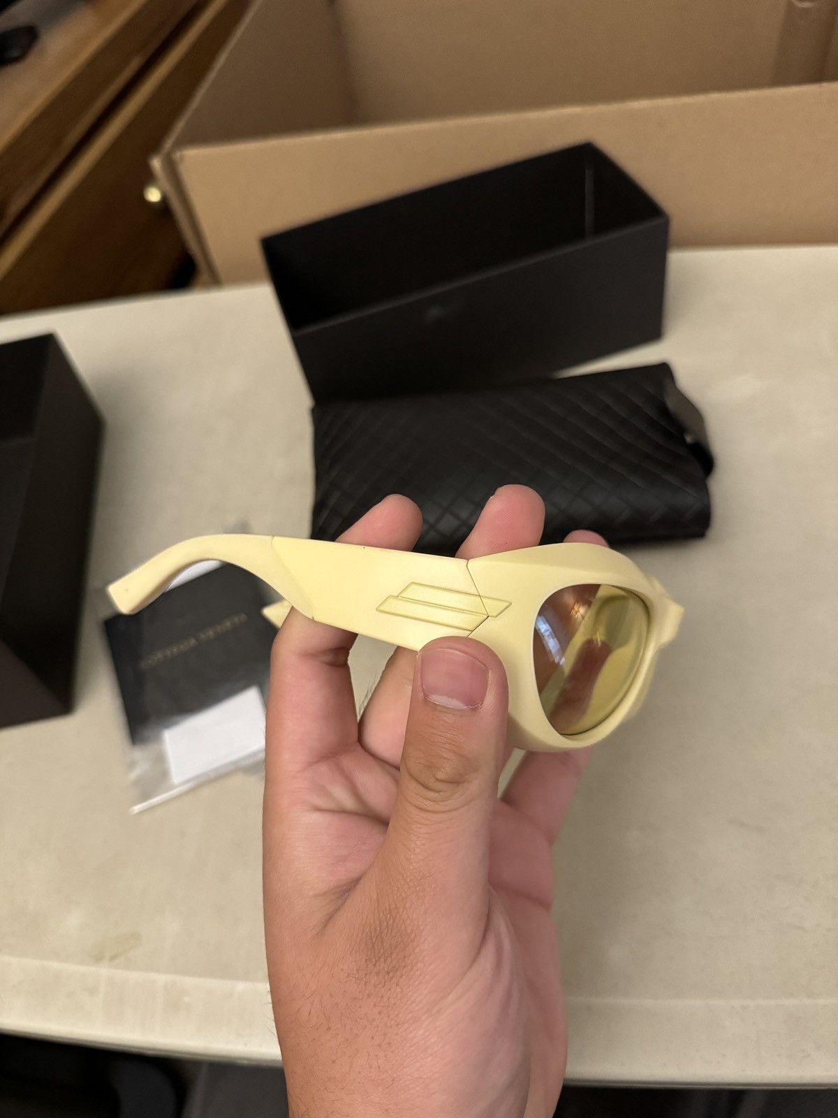 Bottega Veneta Bottega Veneta Thick Injection Round Sunglasses Original 12 Size ONE SIZE - 3 Thumbnail