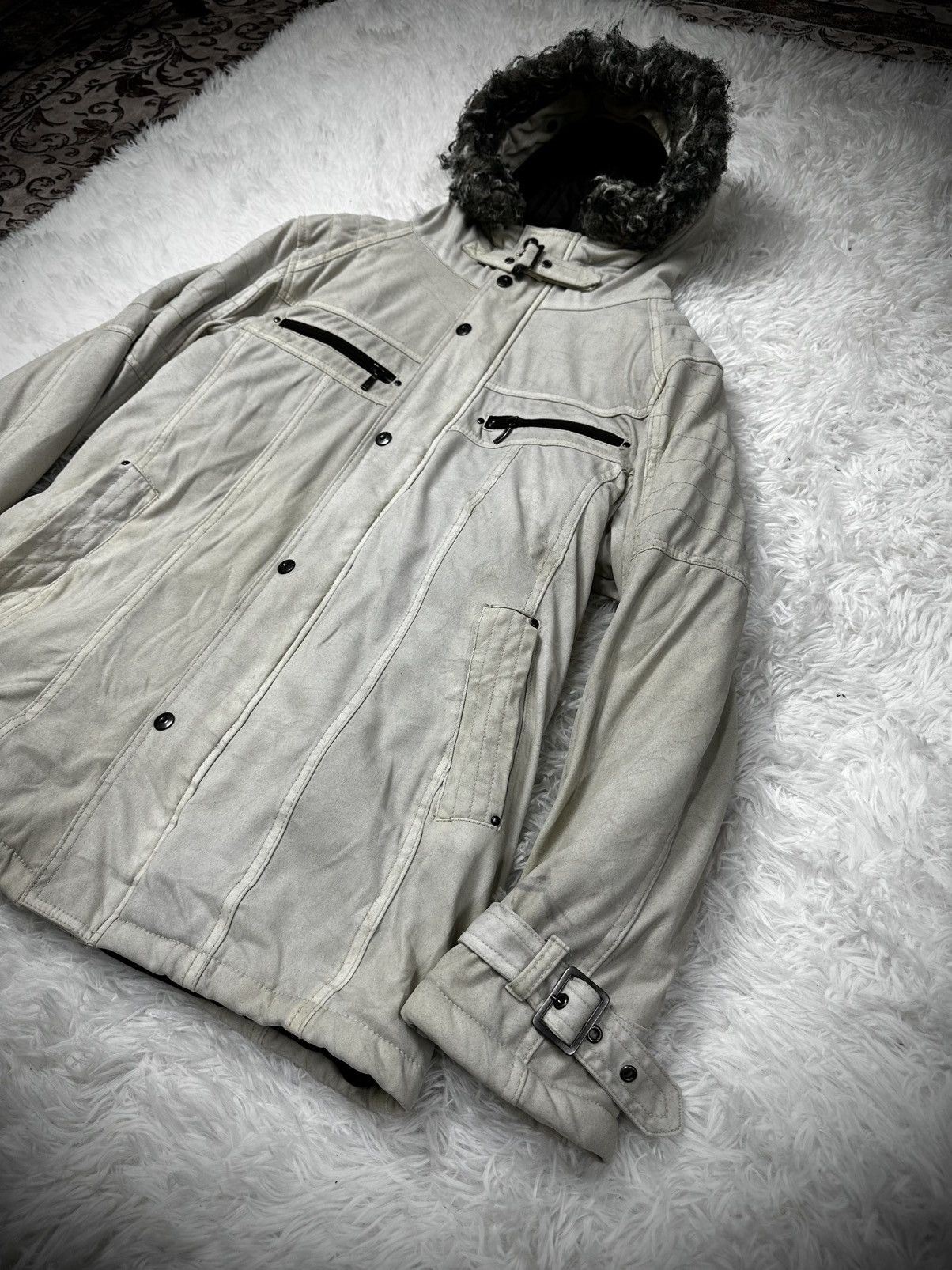 Japanese Brand 💥rare💥 splendid satisfaction faux fur bondage jacket Size US L / EU 52-54 / 3 - 2 Thumbnail