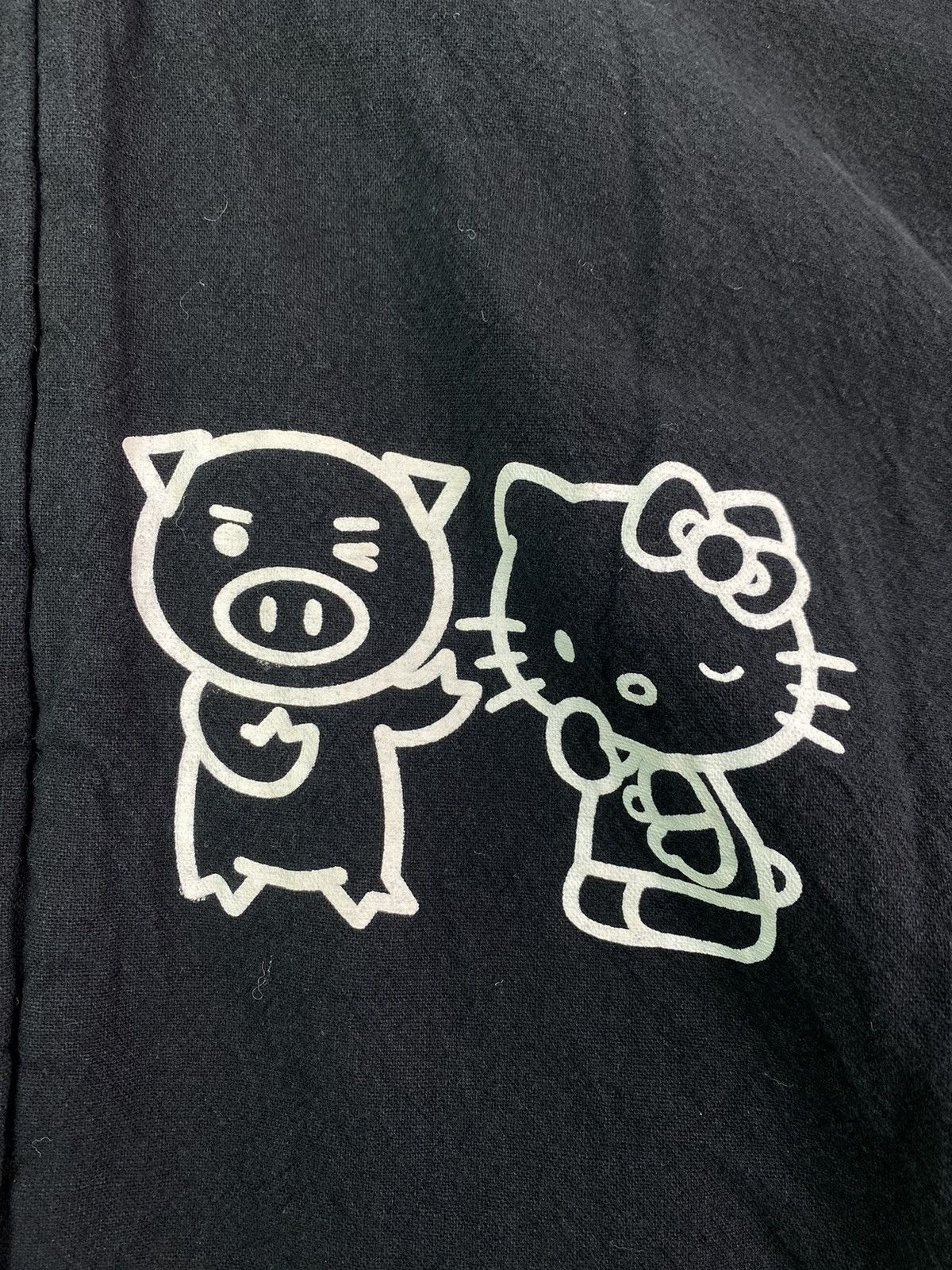 Japanese Brand × Vintage Vtg 90s Hello Kitty japan traditional kimono jacket Size L / US 10 / IT 46 - 4 Thumbnail