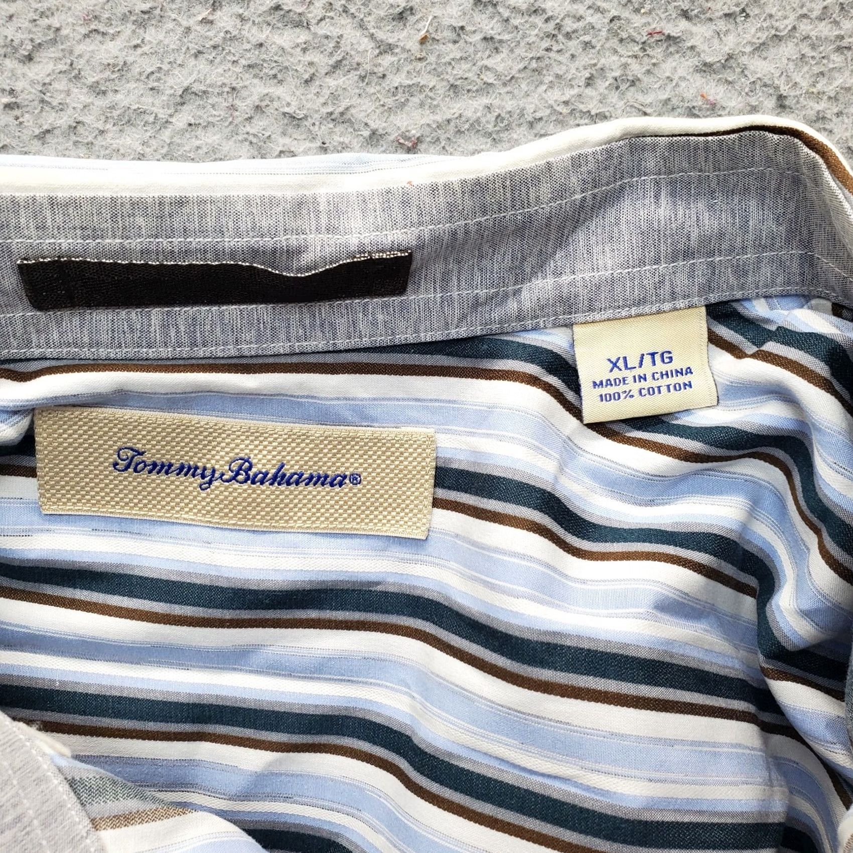 Tommy Bahama Tommy Bahama Casual Shirt Men’s XL Multicolor Striped Long Sleeve Collared Button Up Size US XL / EU 56 / 4 - 6 Thumbnail