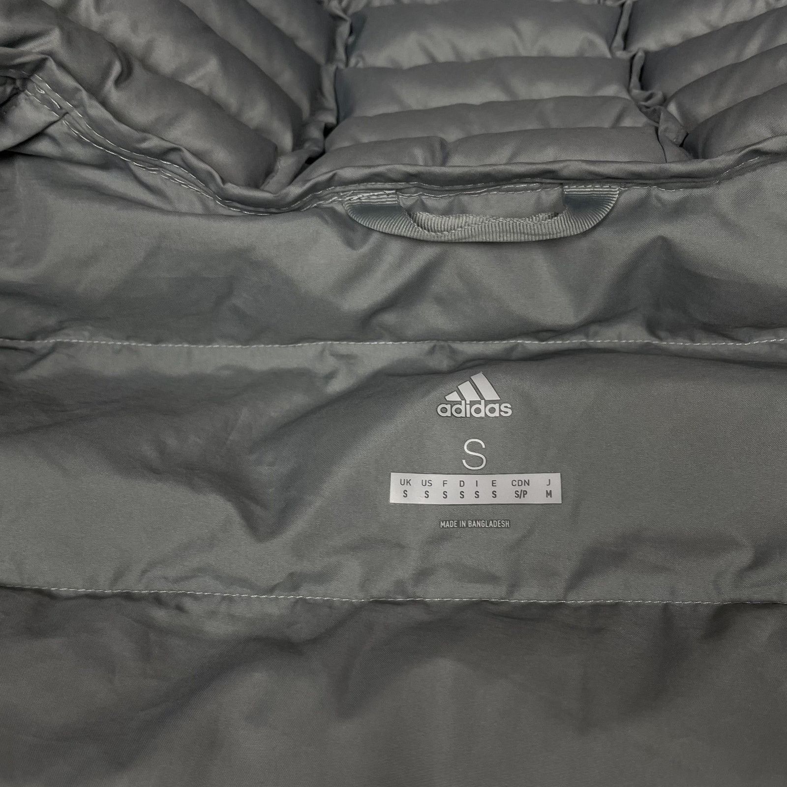 Adidas Adidas Men Gray Long Sleeve Full Zip Hooded Puffer Jacket S Size US S / EU 44-46 / 1 - 12 Thumbnail