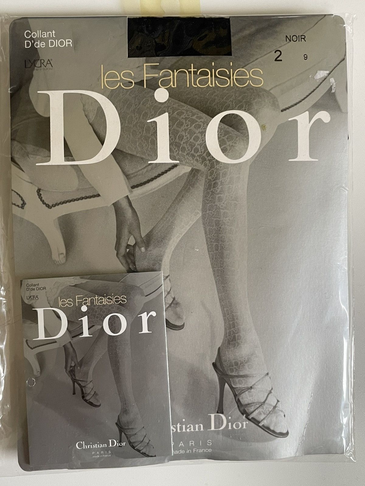 Dior CHRISTIAN DIOR MONOGRAM OBLIQUE TIGHTS Size ONE SIZE - 1 Thumbnail