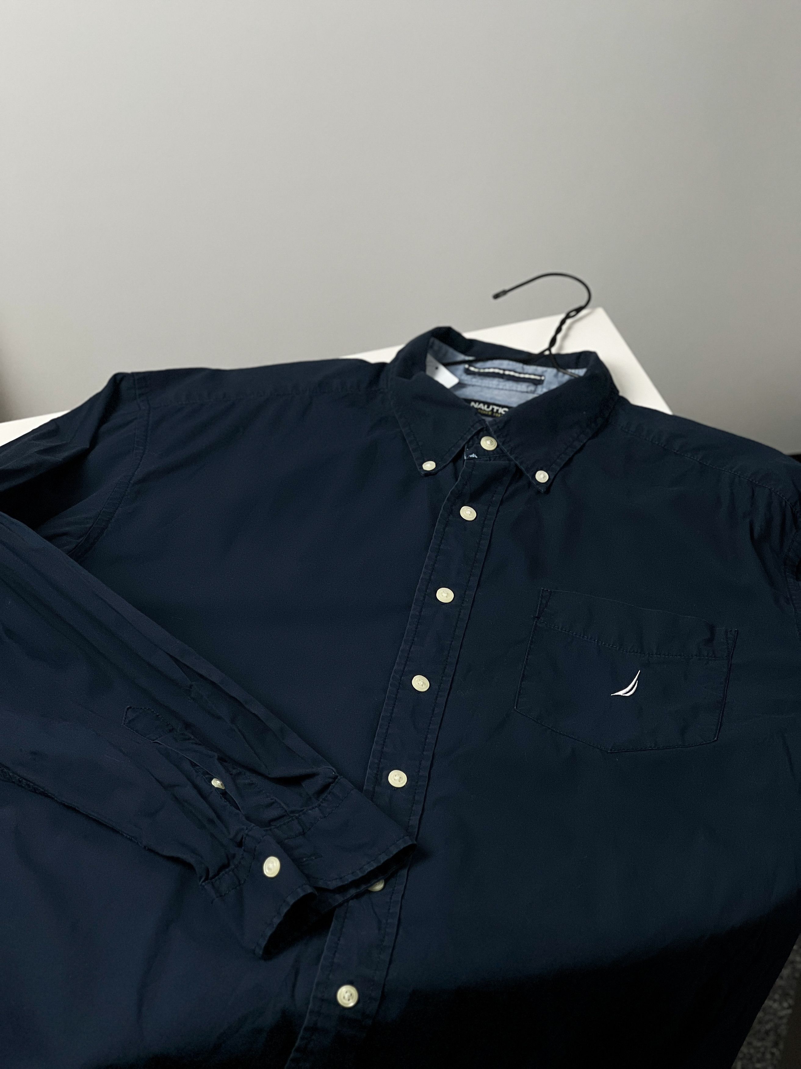 Nautica Nautica Vintage Men`s Shirt 100% Cotton Size US XXL / EU 58 / 5 - 2 Thumbnail