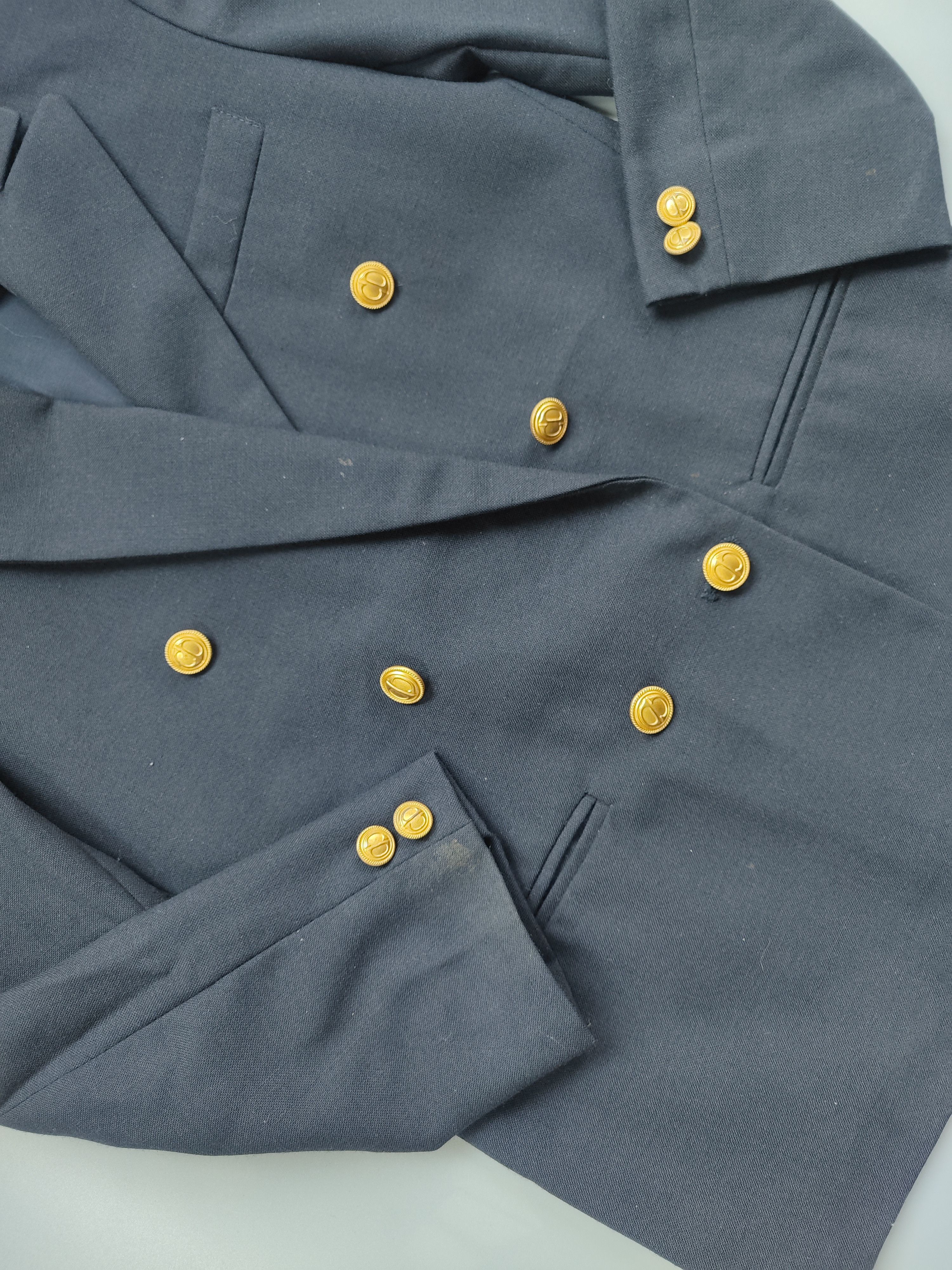 Christian Dior Monsieur Vintage 1950s-60s Christian Dior Double Breasted Blazer Size S / US 4 / IT 40 - 9 Thumbnail