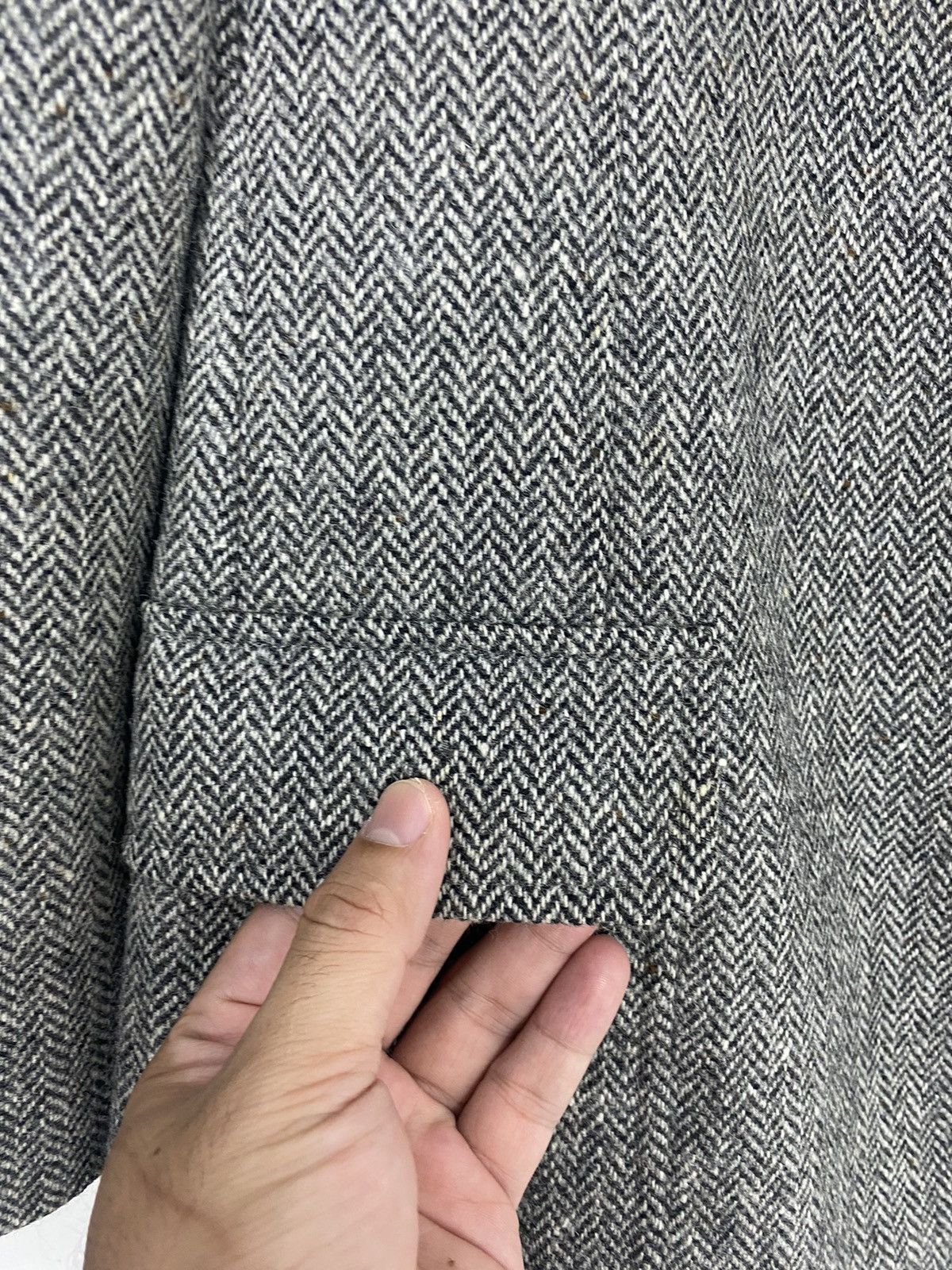 Burberry Rare‼️ Vintage Burberrys Herringbone Wool Coat Blazer Size US S / EU 44-46 / 1 - 6 Thumbnail