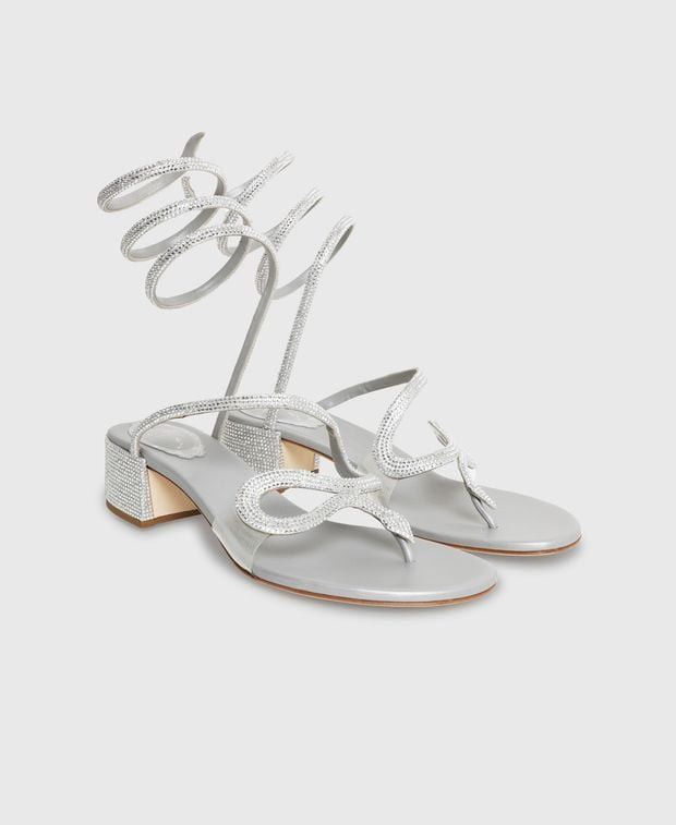 Rene Caovilla Morgana Sandals with calf lacing Size US 8 / IT 38 - 1 Thumbnail