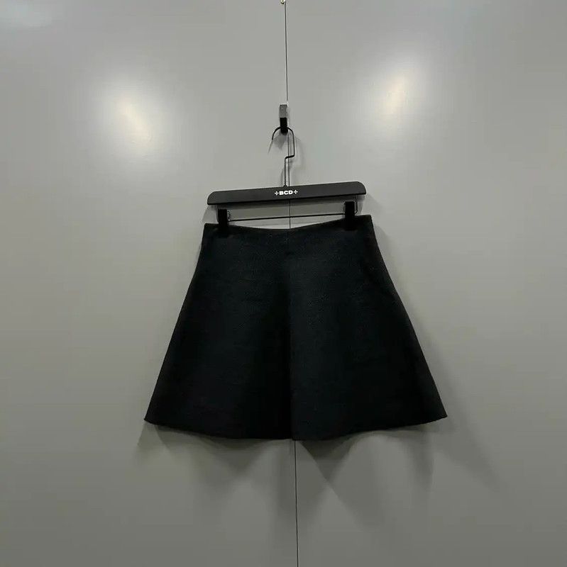 Valentino Valentino Black Cotton Summer Short Skirt 0089 Size 27" / US 4 / IT 40 - 1 Thumbnail