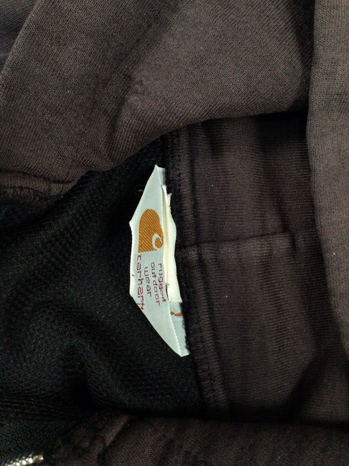 Carhartt × Vintage Vintage Carhartt thermal line zip up hoodie Size US M / EU 48-50 / 2 - 5 Thumbnail