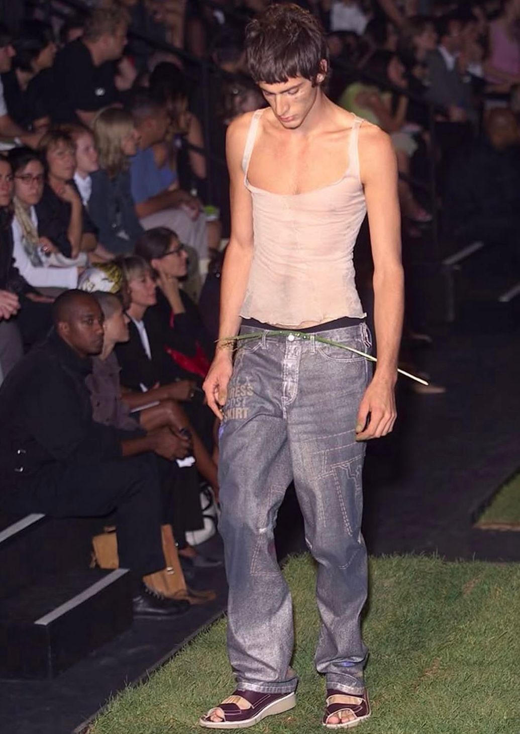 Marithe + Francois Girbaud Deadstock 2001 Marithe Francois Girbaud Pantaloni II Scelta Size 27" / US 4 / IT 40 - 9 Thumbnail