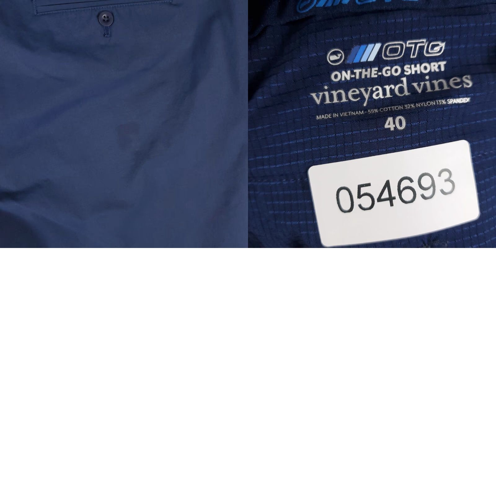 Vineyard Vines Vineyard Vines Shorts Mens Size 40 Flat Front Chino Cotton Nylon Blue Casual Summer Size US 40 / EU 56 - 8 Thumbnail
