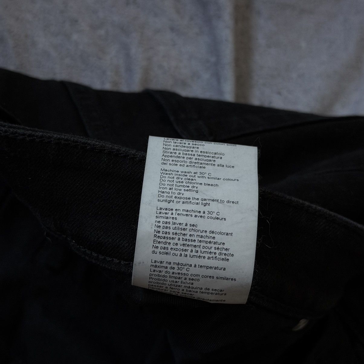 Represent Clo. Represent Distressed Slim Black Jeans Italian Made Denim Size US 36 / EU 52 - 13 Thumbnail