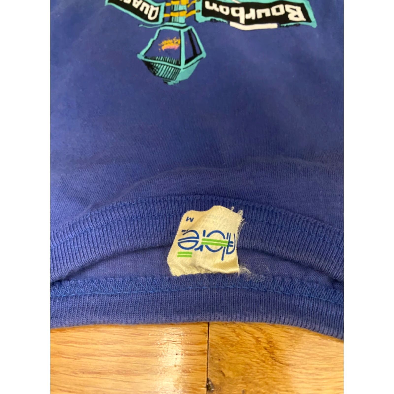 Vintage 90s Alore New Orleans Bourbon French Quarter Long Sleeve Shirt M Blue Mens XS? Size US M / EU 48-50 / 2 - 4 Thumbnail