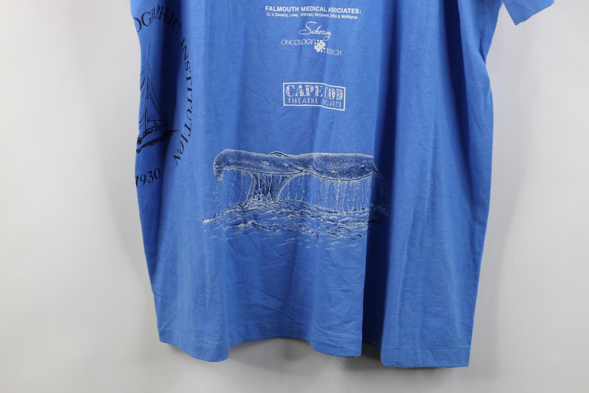 Vintage Vintage 80s Off Broadway On the Operation Titanic T-Shirt Size US XL / EU 56 / 4 - 17 Thumbnail