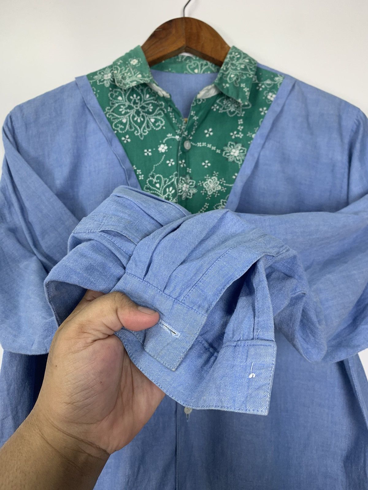 Japanese Brand Vintage Denim Button up Size US S / EU 44-46 / 1 - 6 Thumbnail
