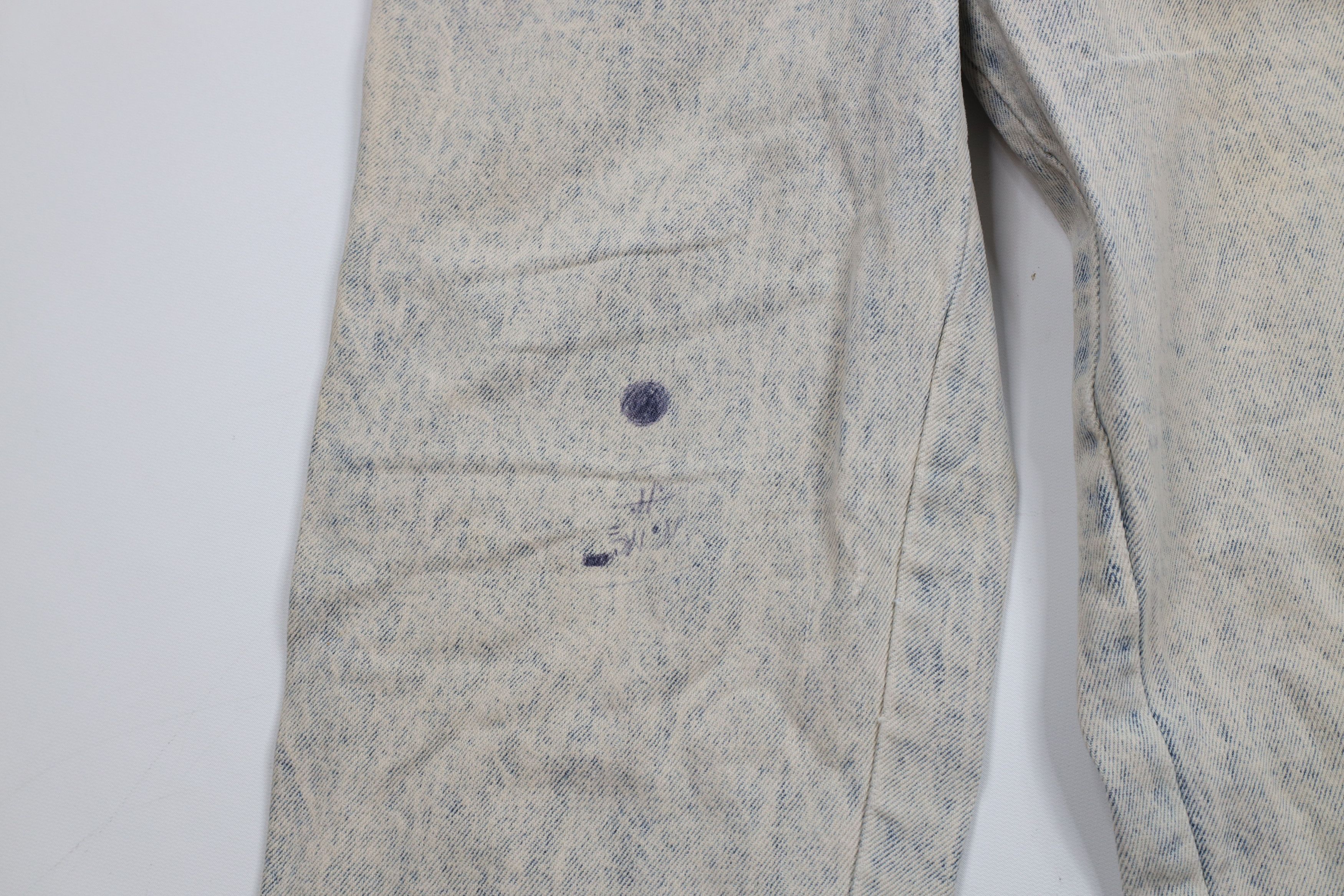 Vintage Vintage 80s 90s Streetwear Acid Wash Tapered Leg Denim Jeans Size 25" / US 0 / IT 36 - 6 Thumbnail
