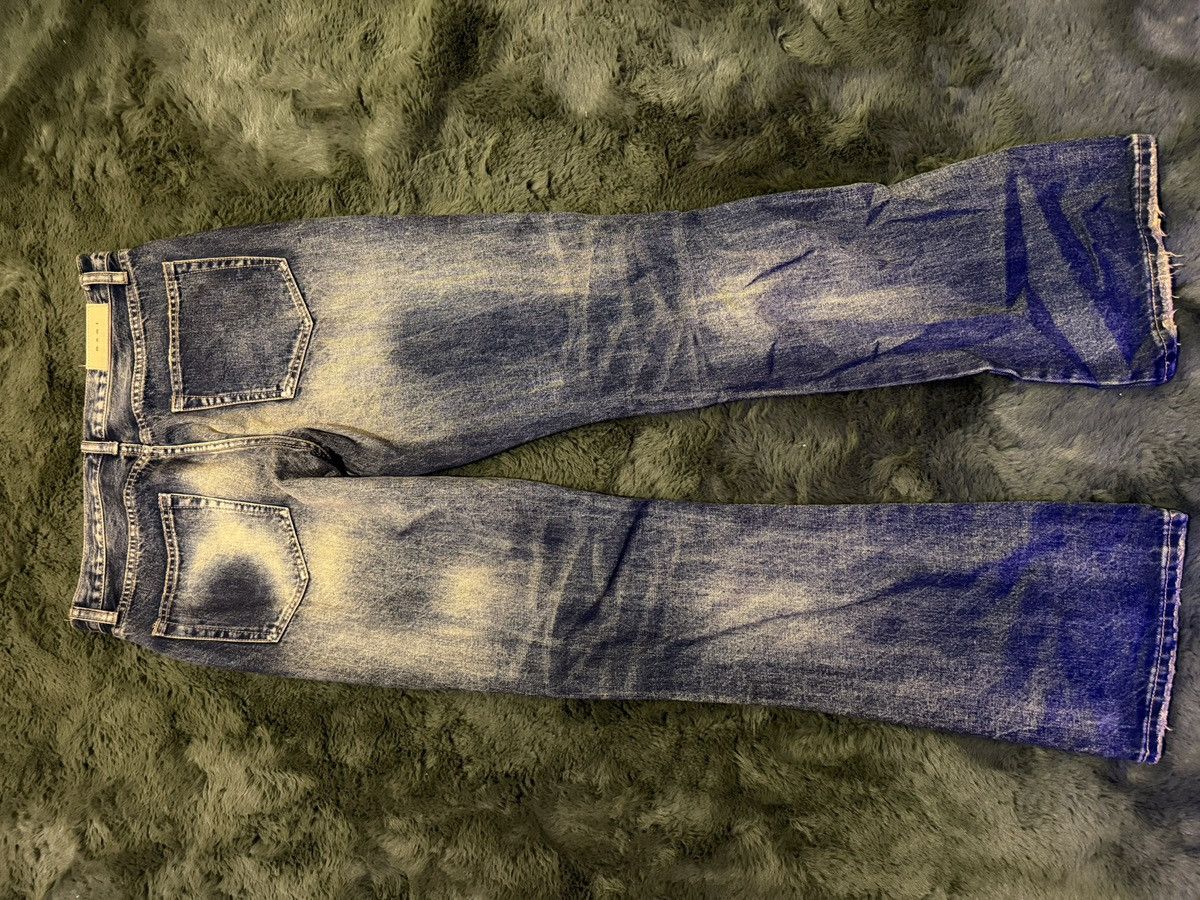 MNML METAL EYELET FLARE DENIM Size US 32 / EU 48 - 3 Thumbnail