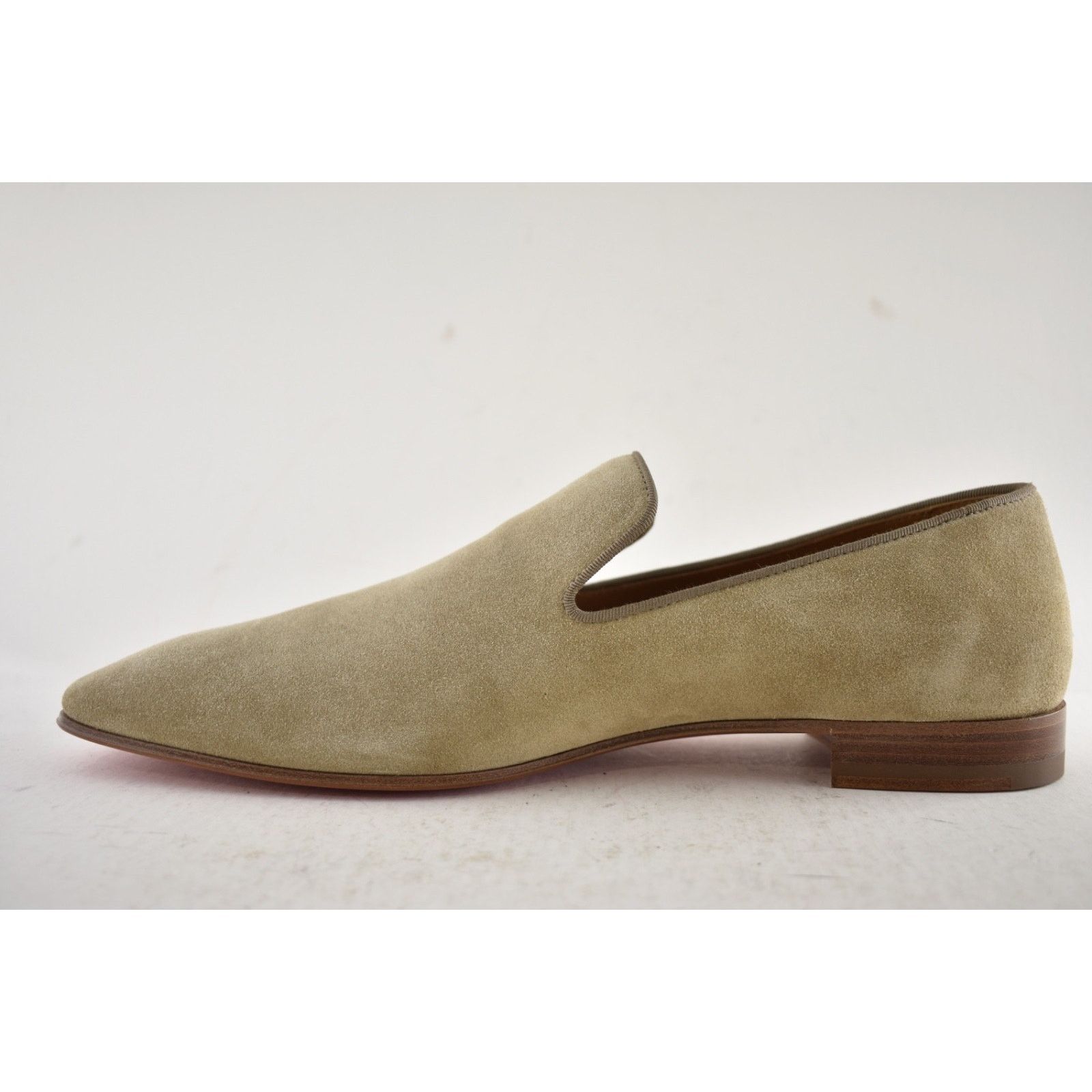Christian Louboutin Mens Dandelion Flat Champignon Beige Dress Loafer 43.5 10.5 Size US 10.5 / EU 43-44 - 11 Thumbnail