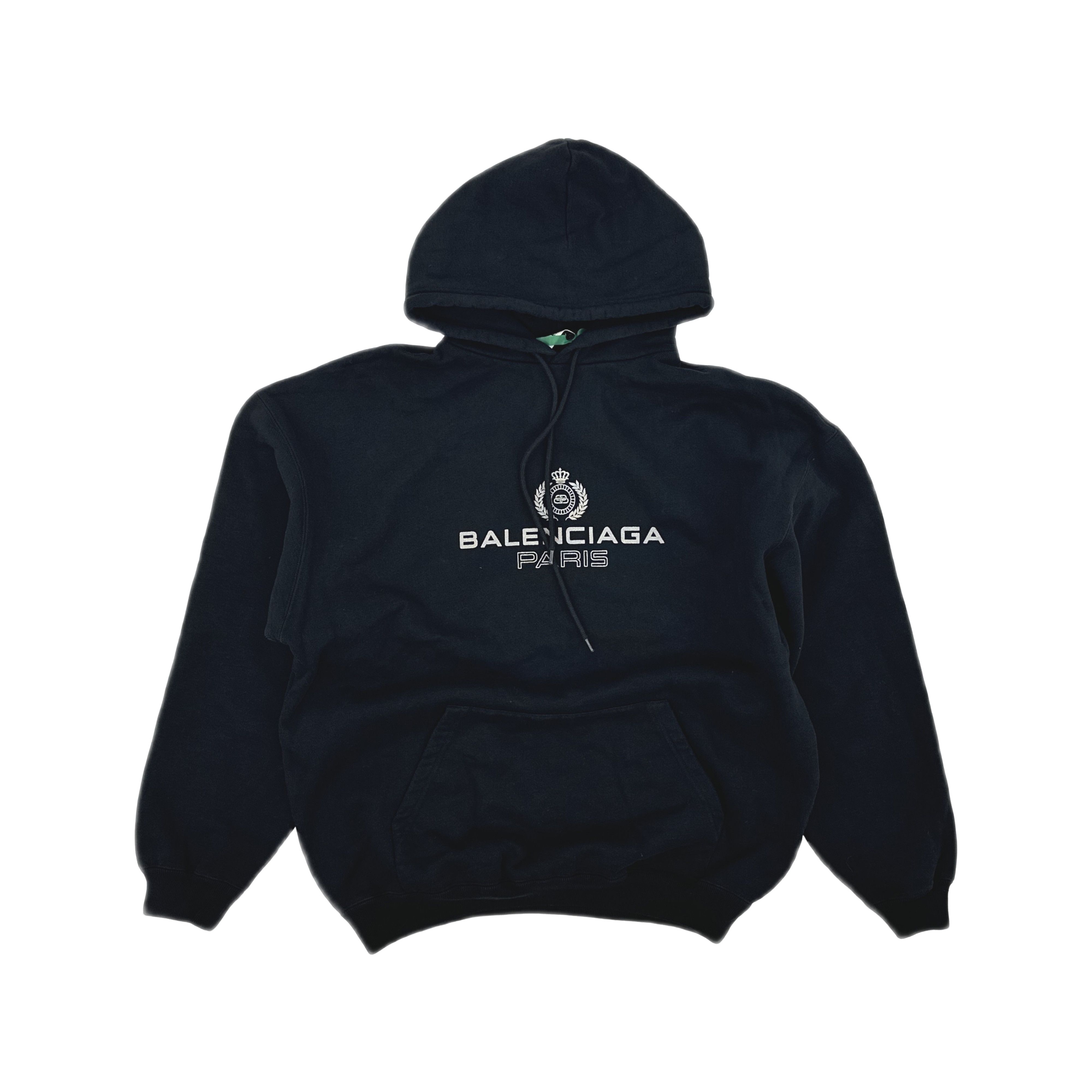 Balenciaga Balenciaga Paris Crest Logo Hoodie S Size S / US 4 / IT 40 - 1 Thumbnail