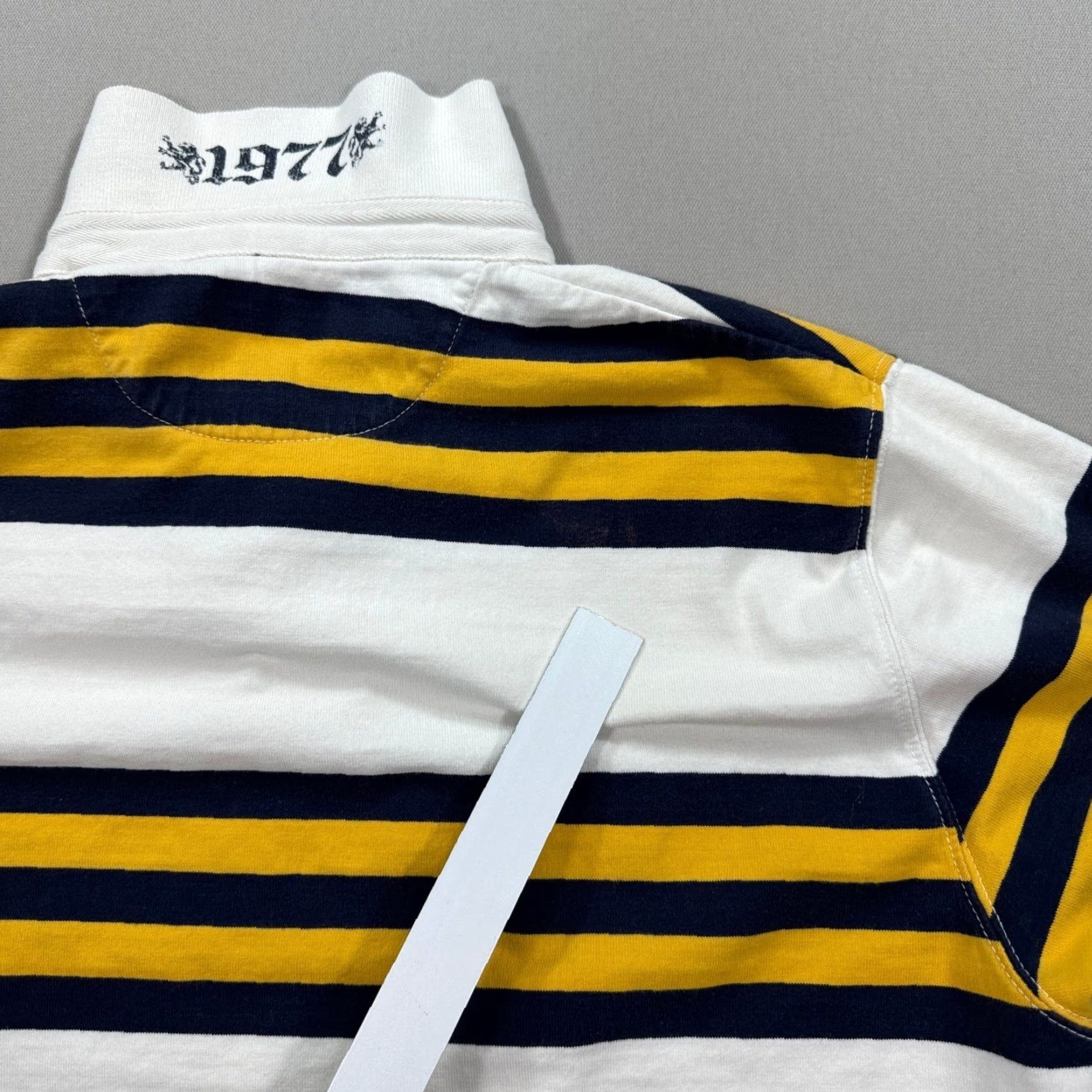American Eagle Outfitters VINTAGE American Eagle Shirt Polo Men XL White Yellow Striped Y2K Preppy Athletic Casual Size US XL / EU 56 / 4 - 7 Thumbnail